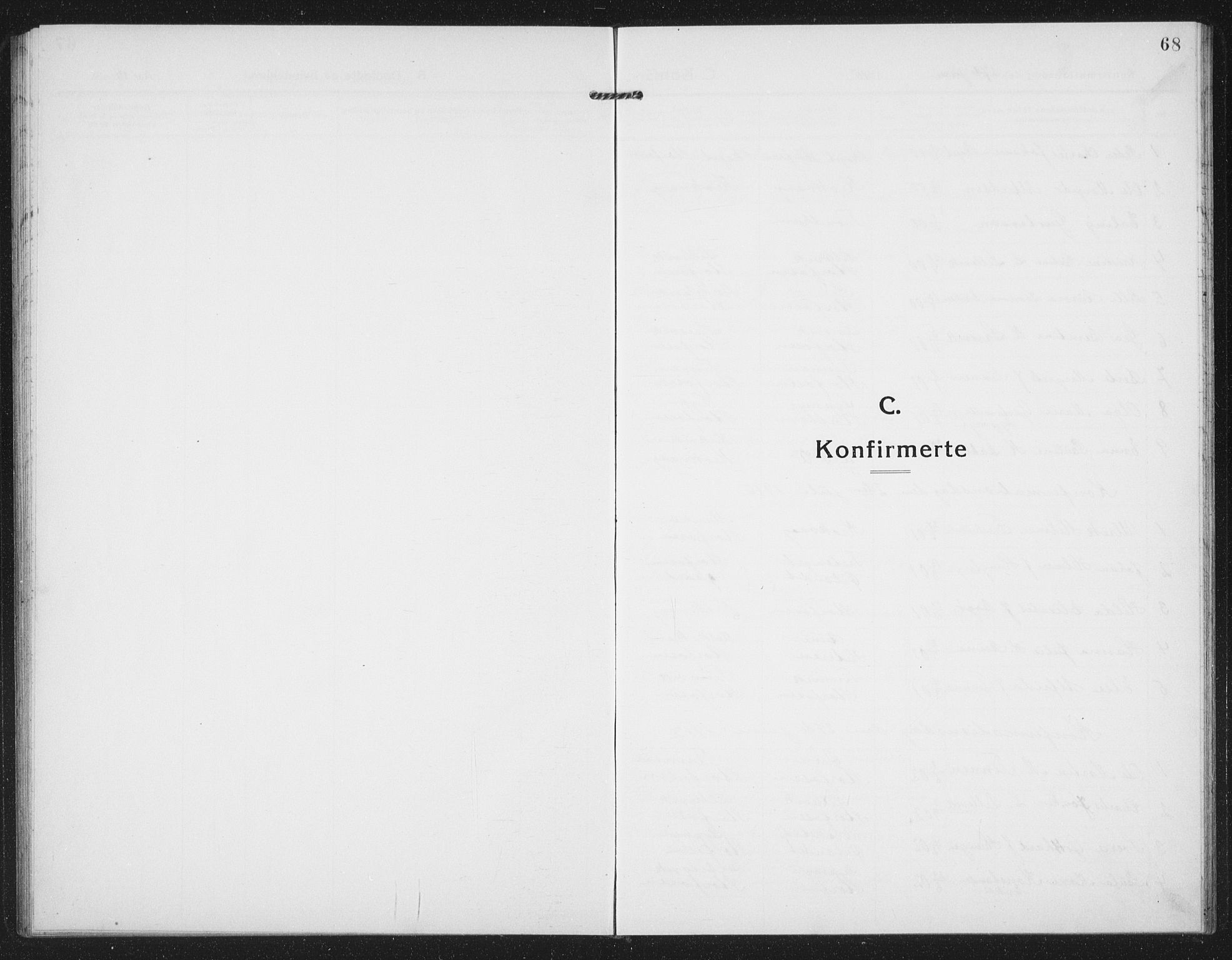 Ministerialprotokoller, klokkerbøker og fødselsregistre - Sør-Trøndelag, SAT/A-1456/659/L0750: Parish register (copy) no. 659C07, 1914-1940, p. 68