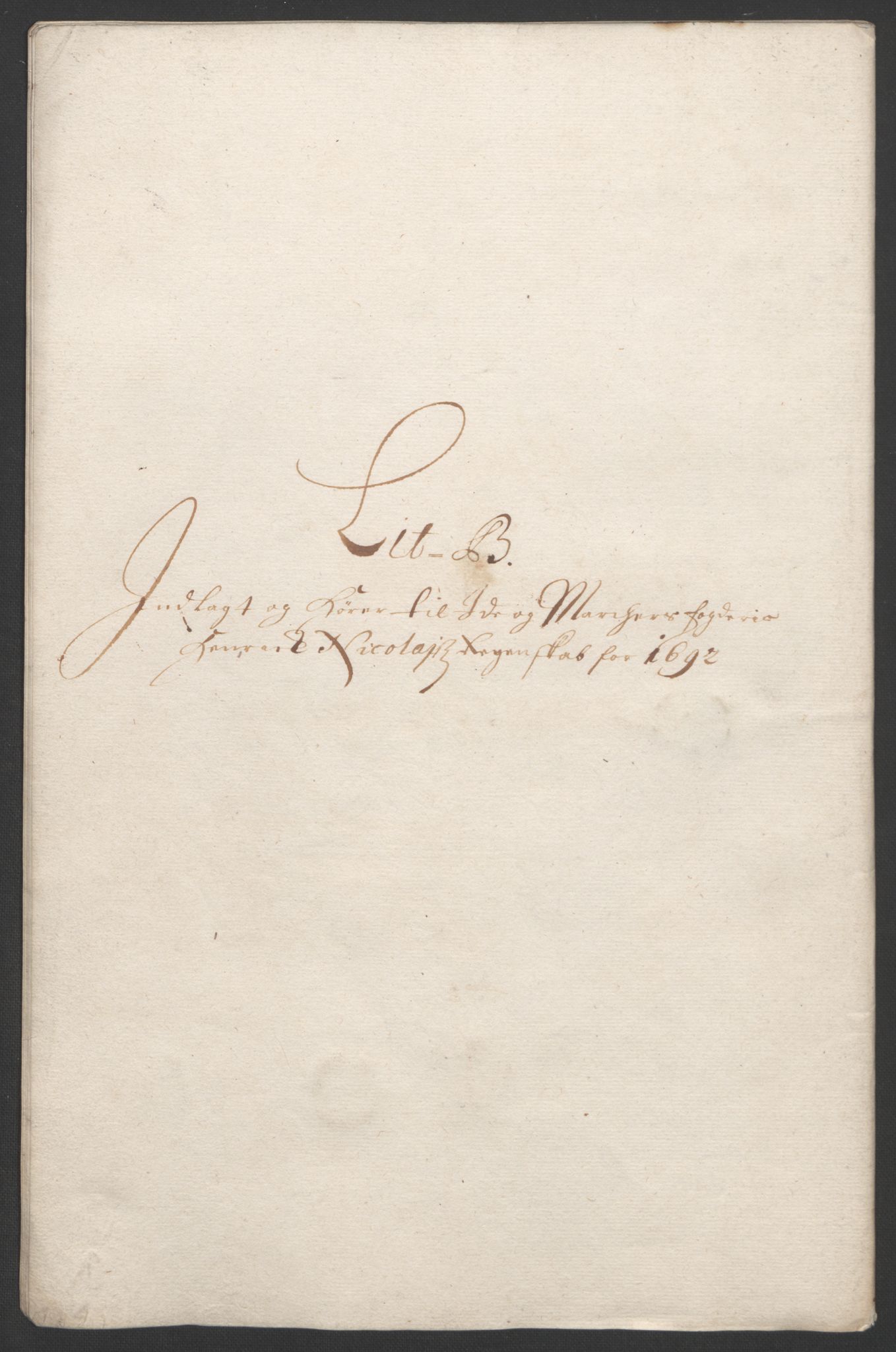 Rentekammeret inntil 1814, Reviderte regnskaper, Fogderegnskap, AV/RA-EA-4092/R01/L0011: Fogderegnskap Idd og Marker, 1692-1693, p. 51