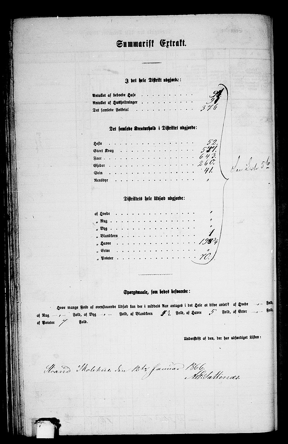 RA, 1865 census for Ytre Holmedal, 1865, p. 86