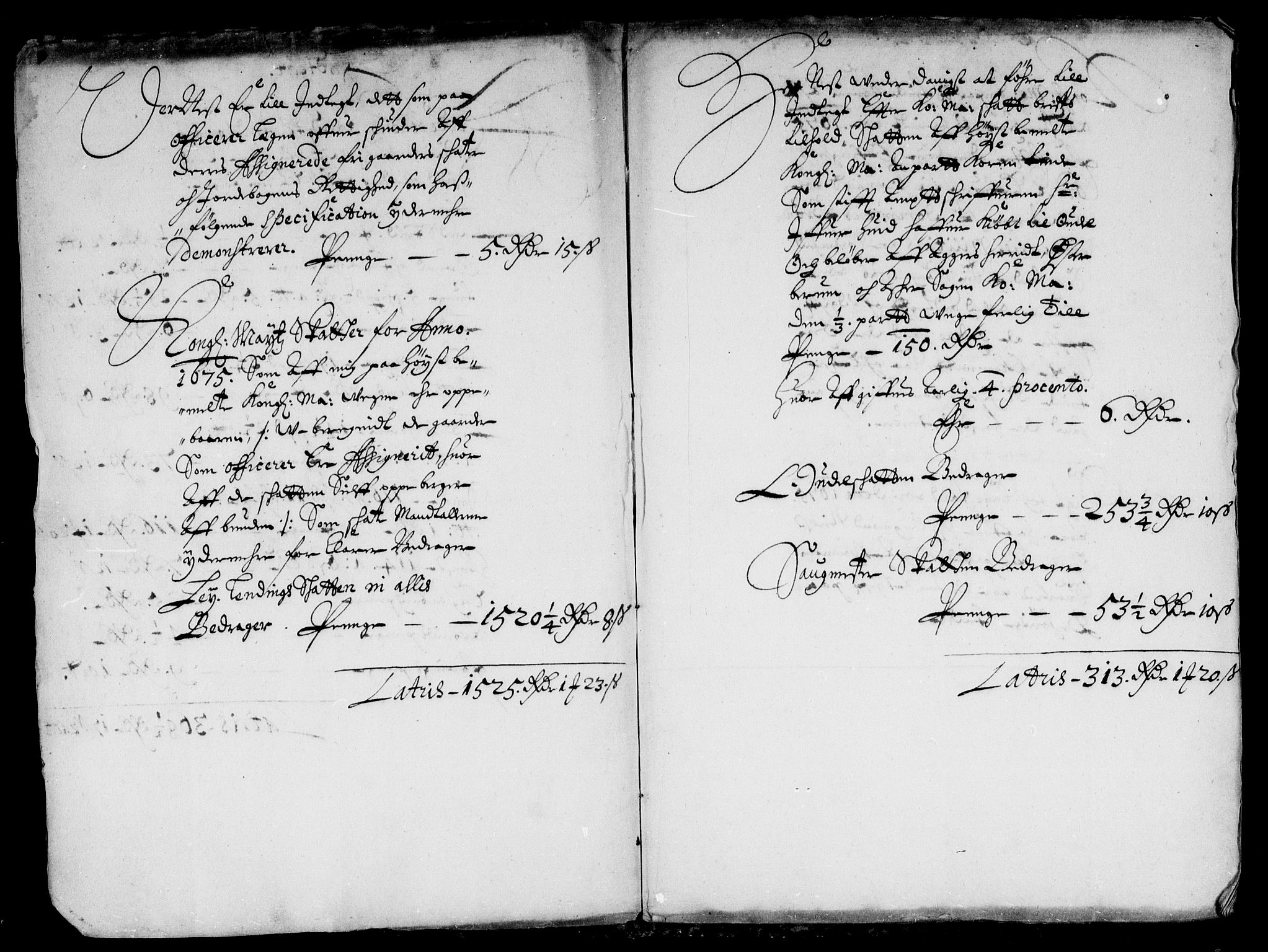 Rentekammeret inntil 1814, Reviderte regnskaper, Stiftamtstueregnskaper, Landkommissariatet på Akershus og Akershus stiftamt, AV/RA-EA-5869/R/Rb/L0110: Akershus stiftamt, 1675