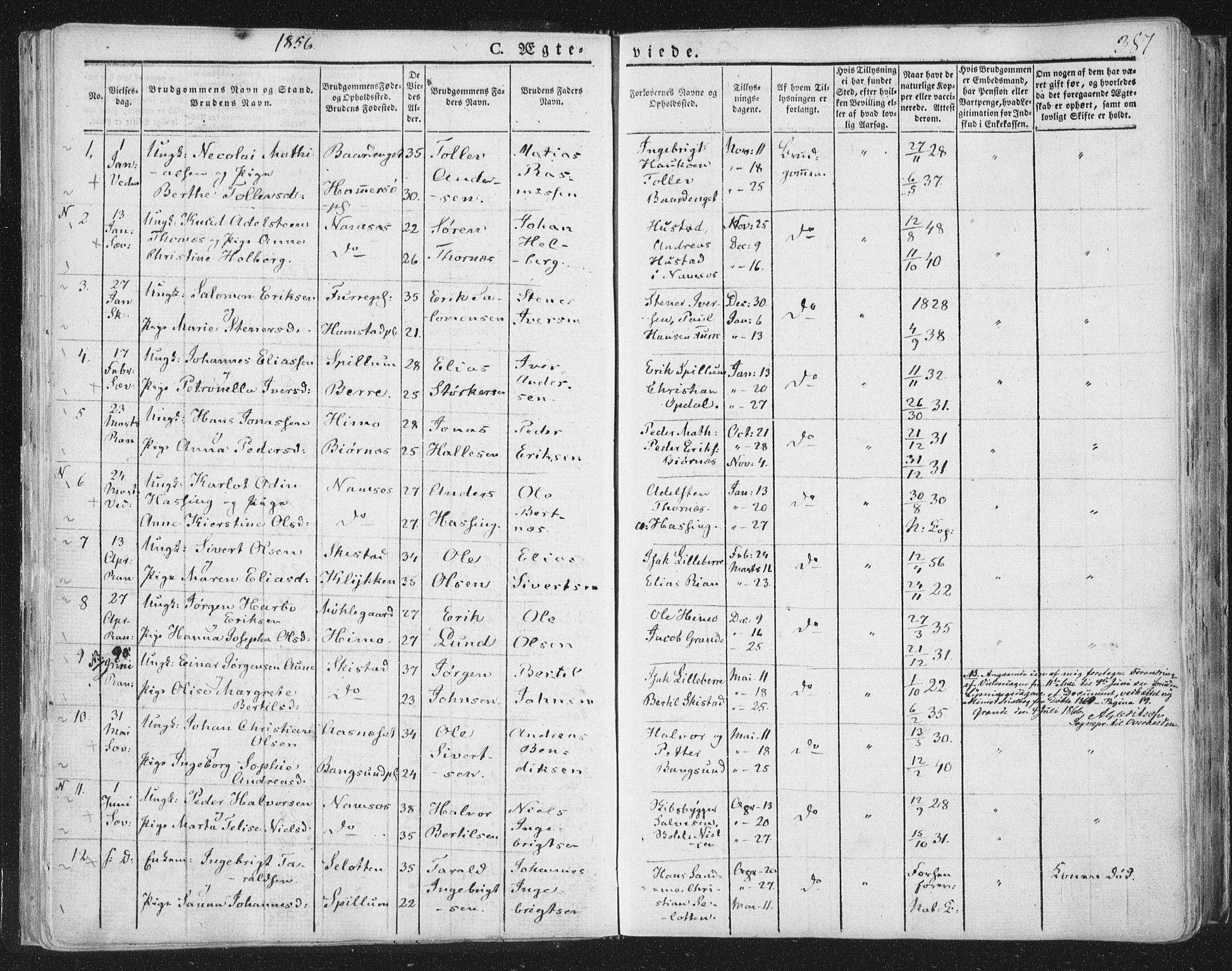 Ministerialprotokoller, klokkerbøker og fødselsregistre - Nord-Trøndelag, SAT/A-1458/764/L0552: Parish register (official) no. 764A07b, 1824-1865, p. 387