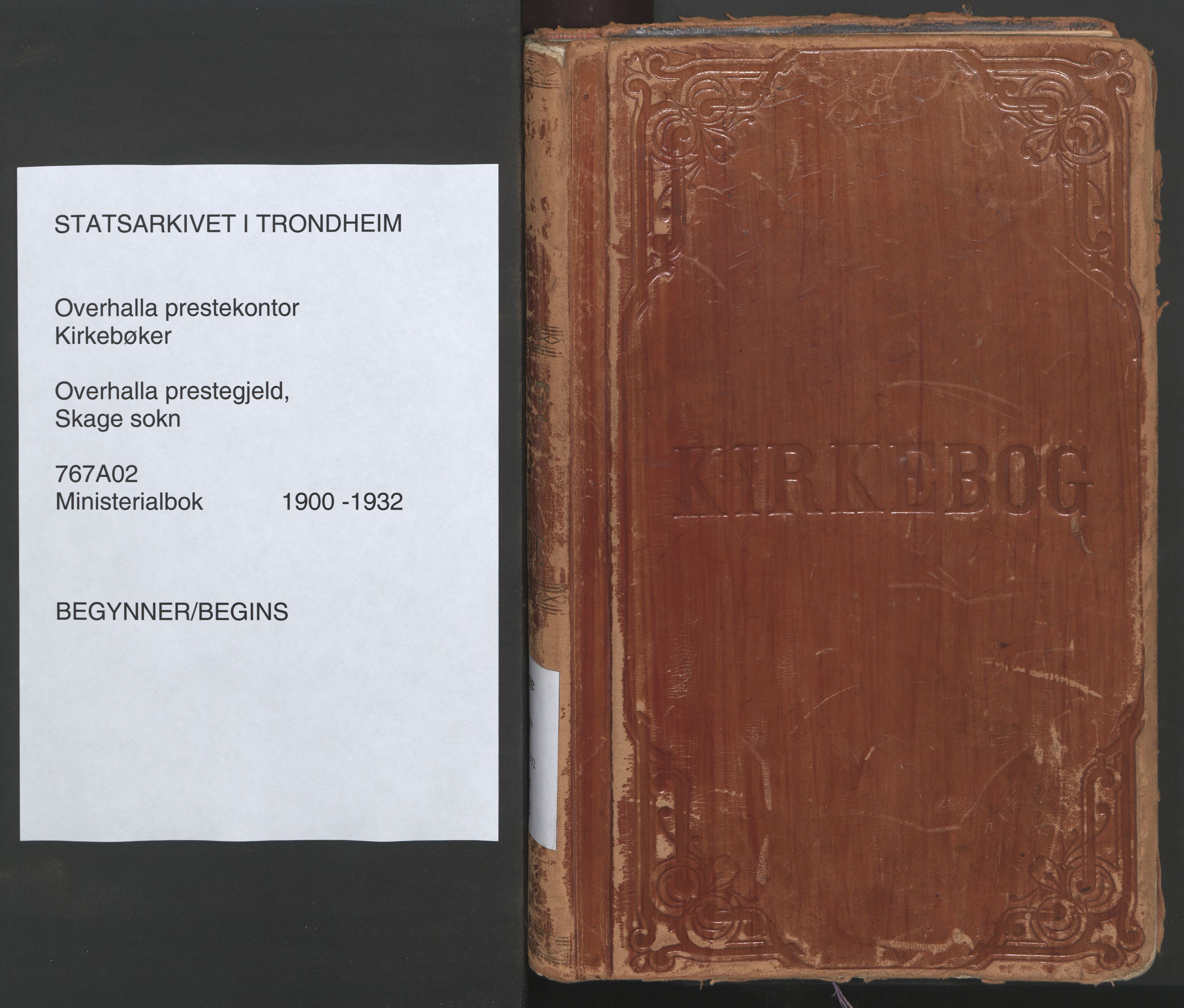 Ministerialprotokoller, klokkerbøker og fødselsregistre - Nord-Trøndelag, SAT/A-1458/766/L0564: Parish register (official) no. 767A02, 1900-1932