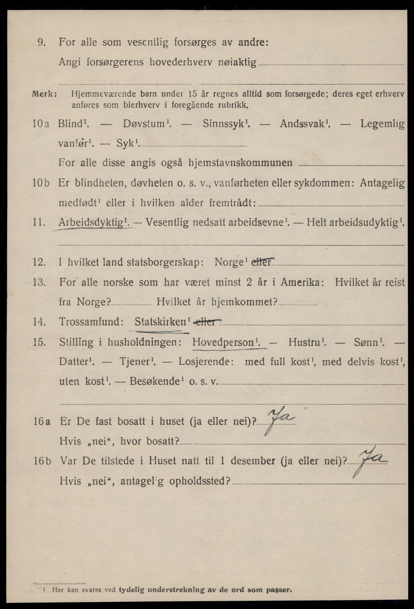 SAT, 1920 census for Ålesund, 1920, p. 23839