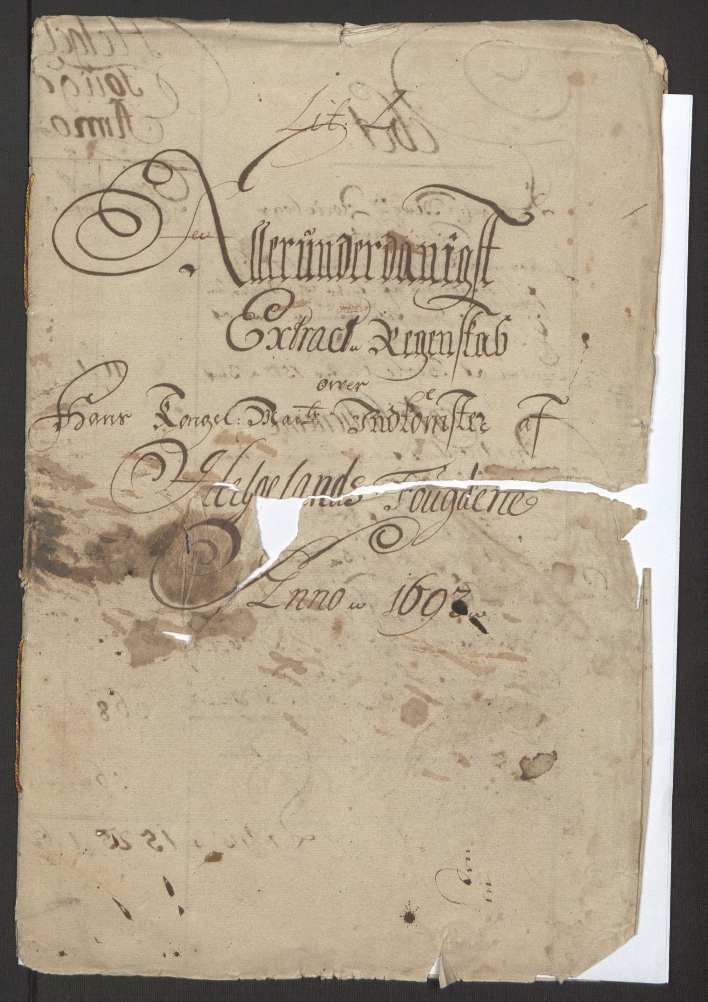 Rentekammeret inntil 1814, Reviderte regnskaper, Fogderegnskap, AV/RA-EA-4092/R65/L4505: Fogderegnskap Helgeland, 1693-1696, p. 4