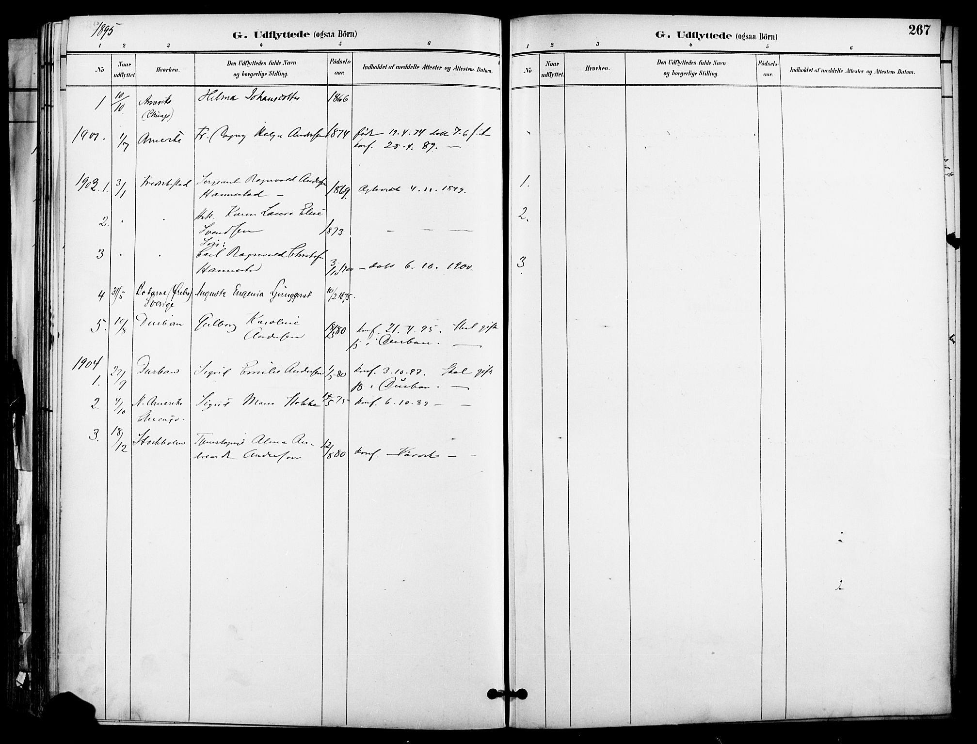 Garnisonsmenigheten Kirkebøker, SAO/A-10846/F/Fa/L0013: Parish register (official) no. 13, 1894-1904, p. 267