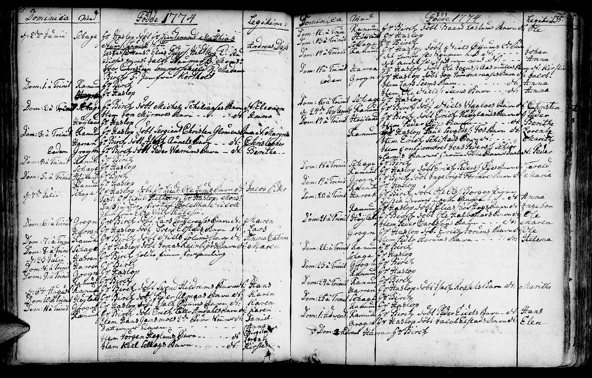 Ministerialprotokoller, klokkerbøker og fødselsregistre - Nord-Trøndelag, SAT/A-1458/764/L0542: Parish register (official) no. 764A02, 1748-1779, p. 135