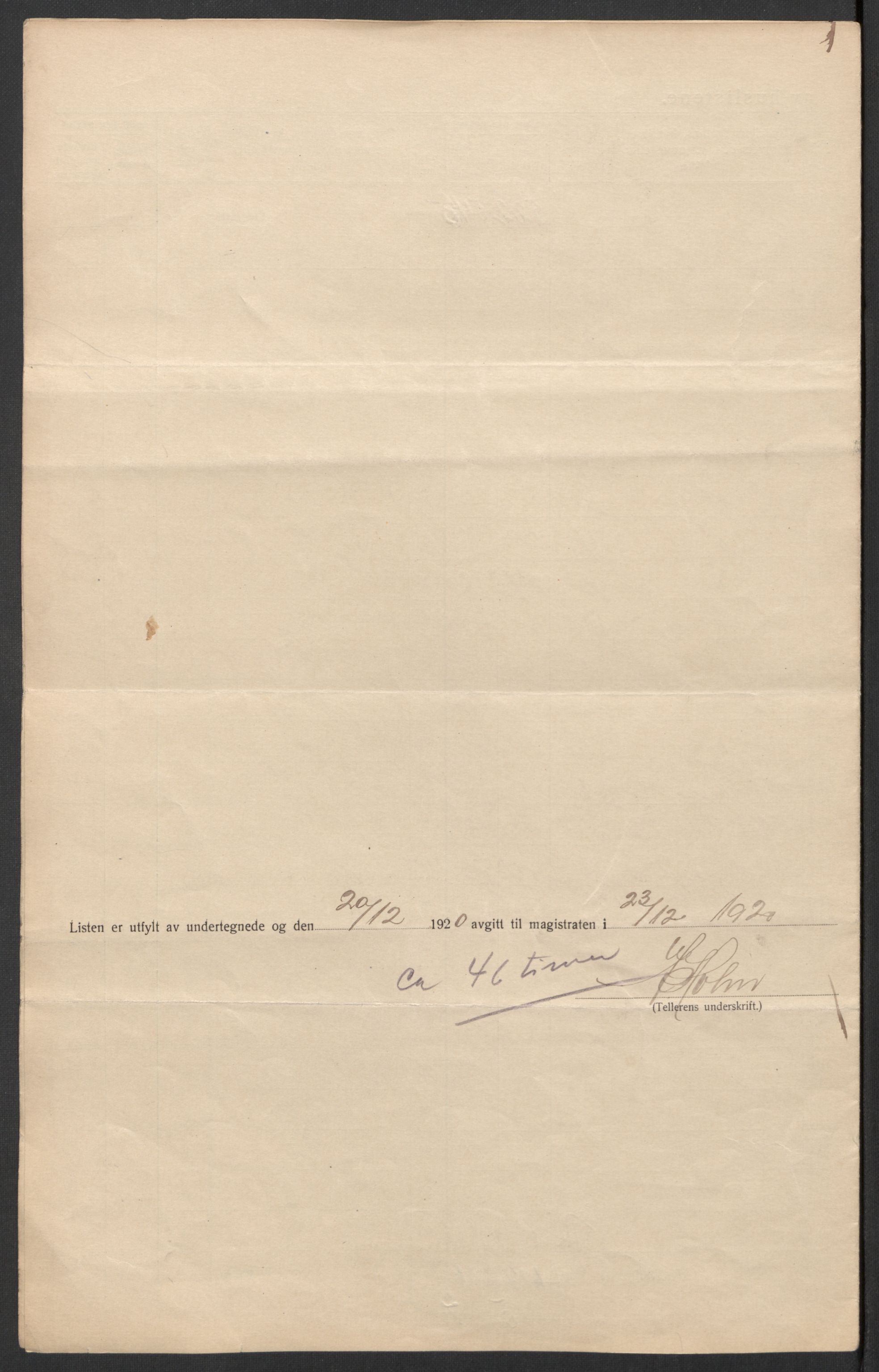 SAT, 1920 census for Trondheim, 1920, p. 67