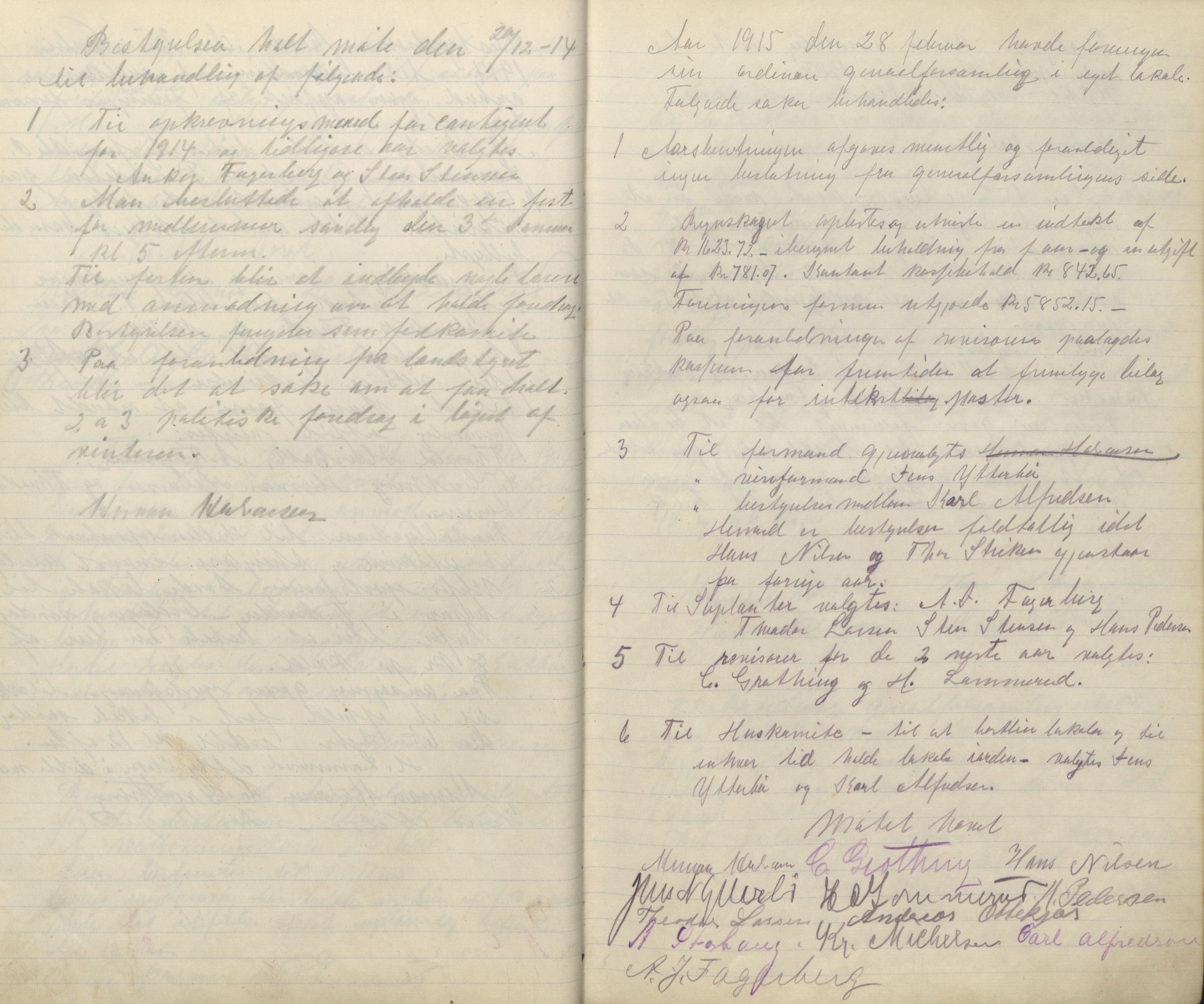 Ulefoss og Omegns Arbeiderforening , AAT/AAT-819011/A/L0002: Møtebok, 1904-1929