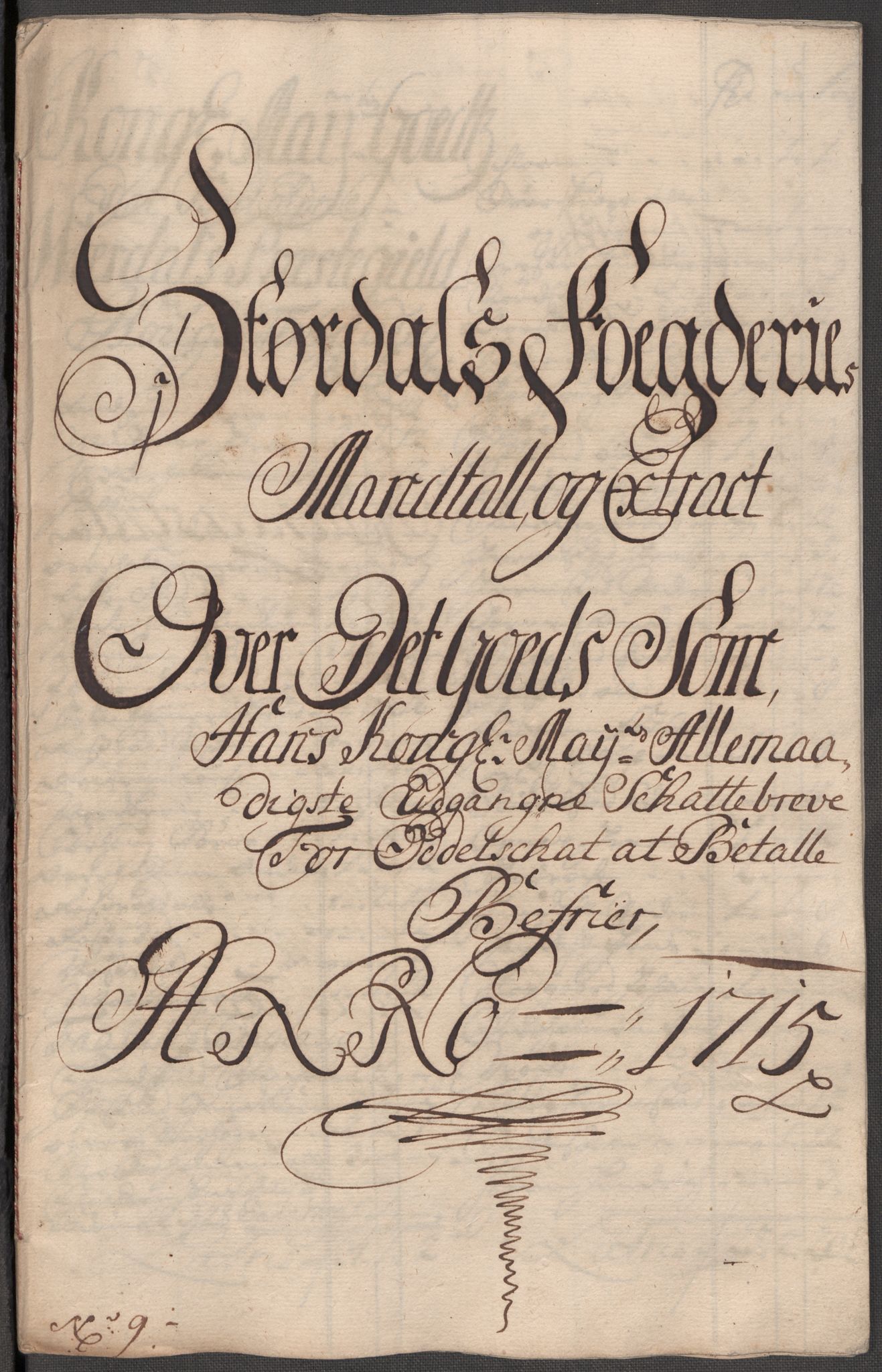 Rentekammeret inntil 1814, Reviderte regnskaper, Fogderegnskap, RA/EA-4092/R62/L4205: Fogderegnskap Stjørdal og Verdal, 1715, p. 267