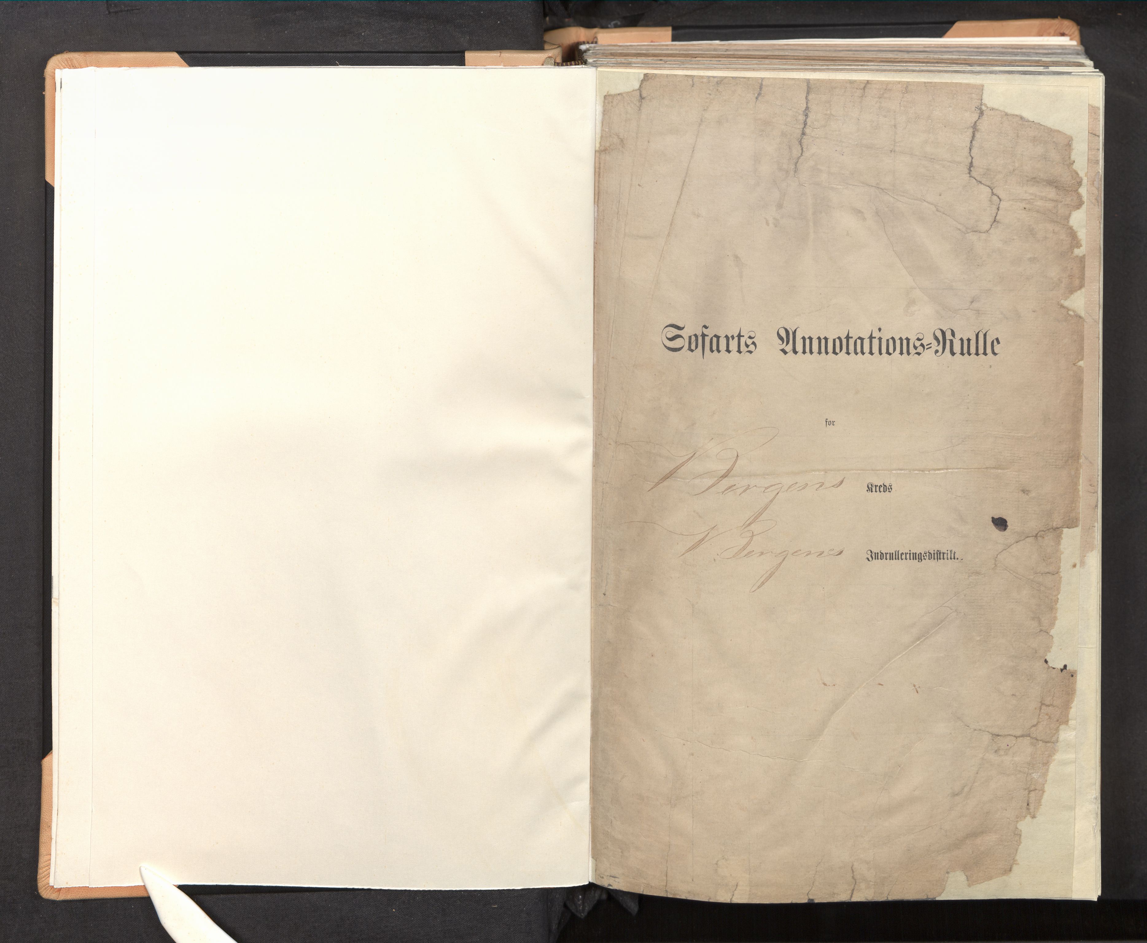 Innrulleringssjefen i Bergen, AV/SAB-A-100050/F/Fb/L0011: Sjøfarts-annotasjonsrulle, nr. 11841 - 14460, 1907-1921
