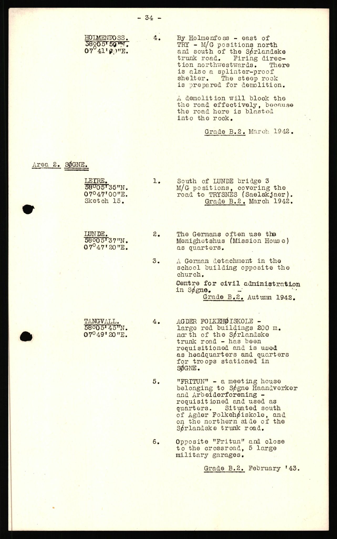 Forsvaret, Forsvarets overkommando II, AV/RA-RAFA-3915/D/Dd/L0023: Vest-Agder, 1942-1943, p. 65