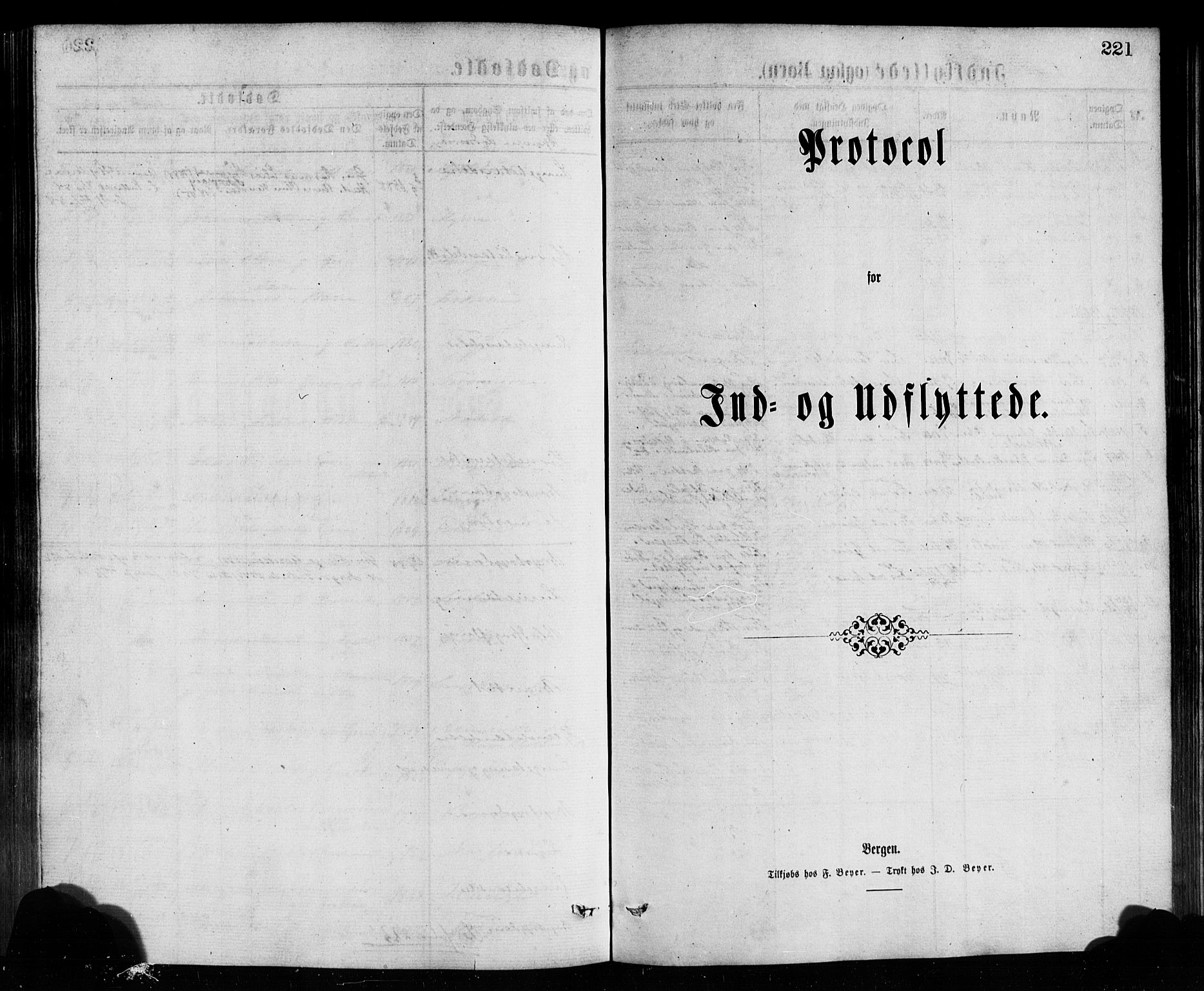 Bremanger sokneprestembete, SAB/A-82201/H/Hab/Haba/L0002: Parish register (copy) no. A 2, 1866-1889, p. 221