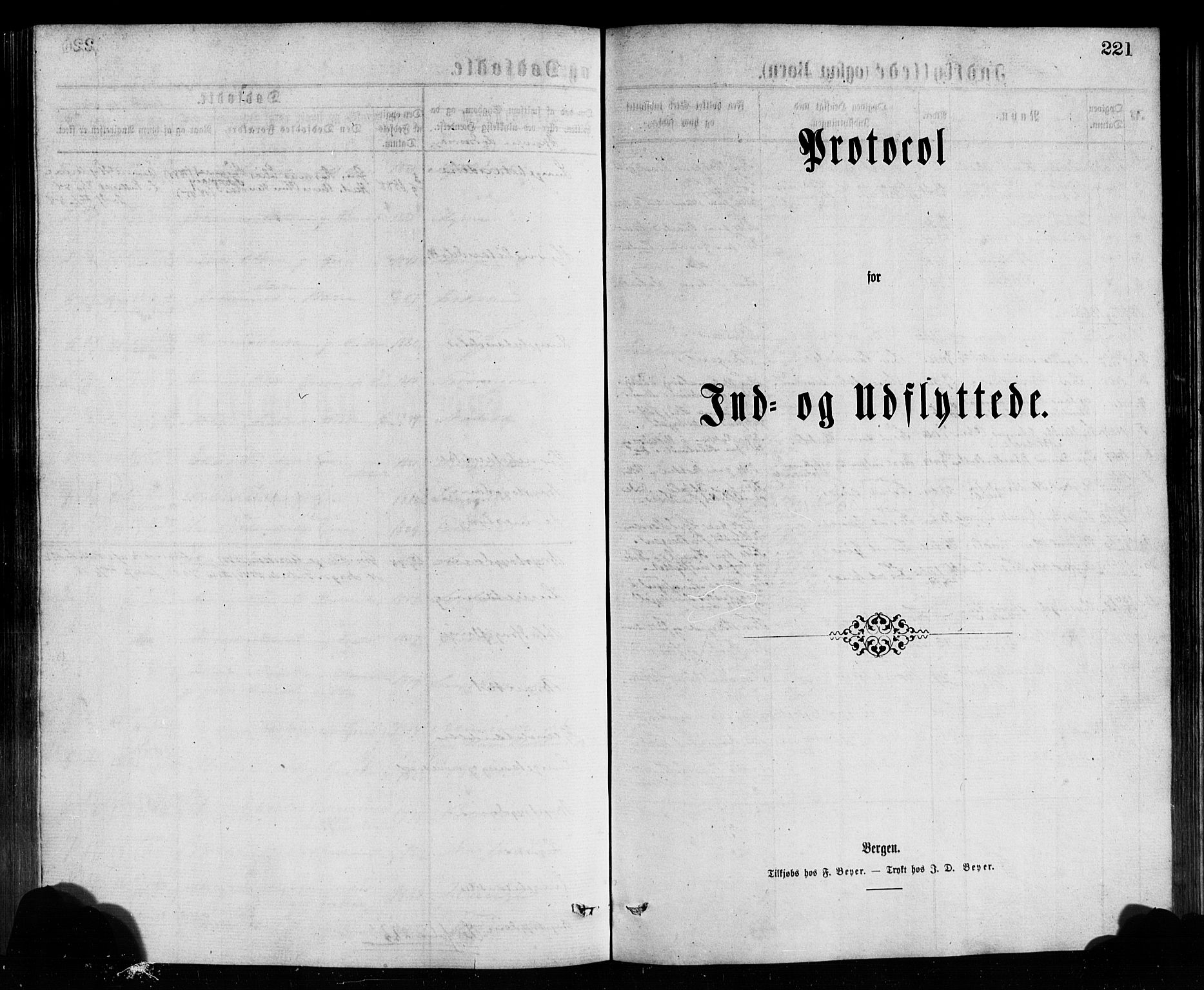 Bremanger sokneprestembete, AV/SAB-A-82201/H/Hab/Haba/L0002: Parish register (copy) no. A 2, 1866-1889, p. 221