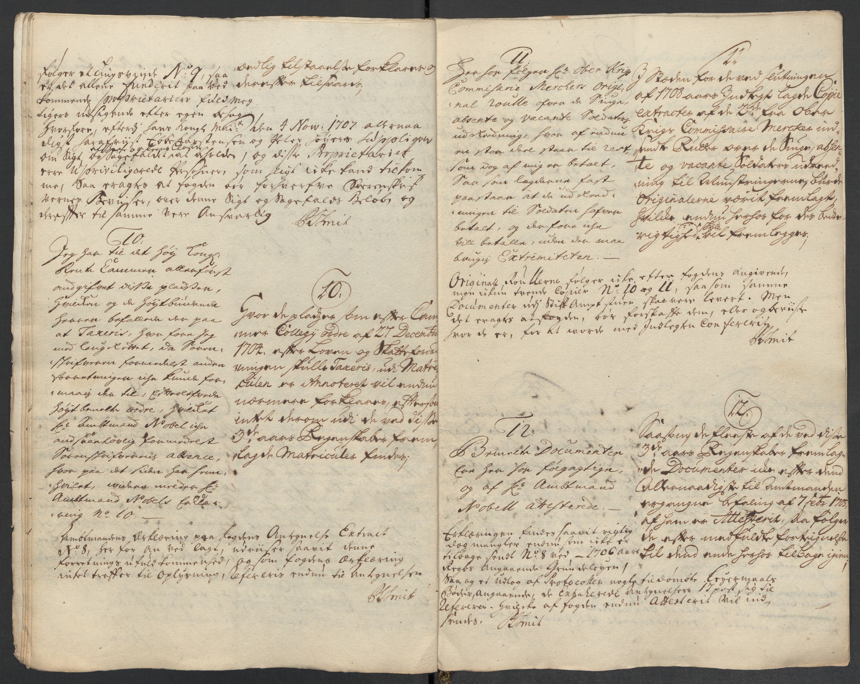 Rentekammeret inntil 1814, Reviderte regnskaper, Fogderegnskap, AV/RA-EA-4092/R56/L3743: Fogderegnskap Nordmøre, 1708, p. 169