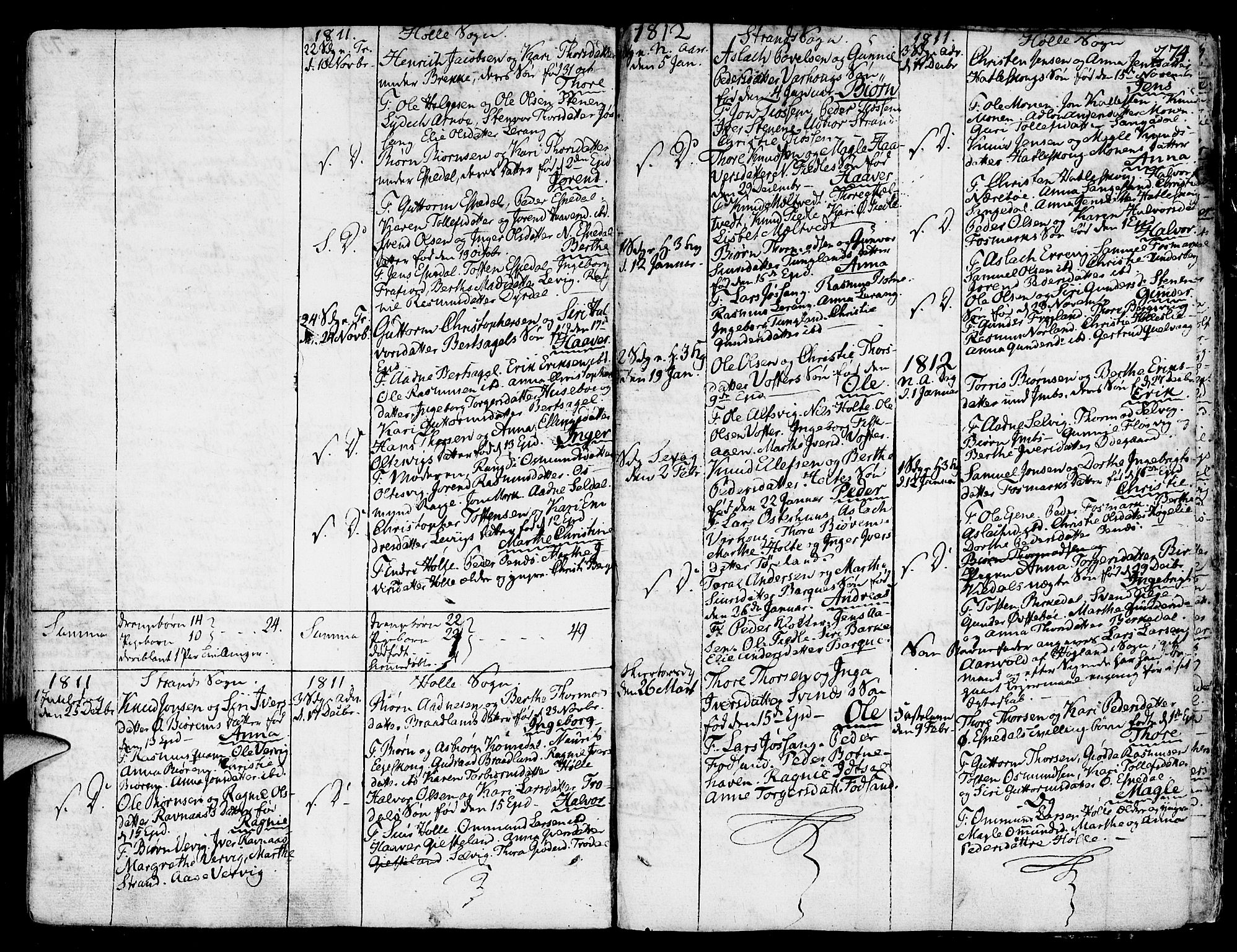 Strand sokneprestkontor, SAST/A-101828/H/Ha/Haa/L0003: Parish register (official) no. A 3, 1769-1816, p. 274