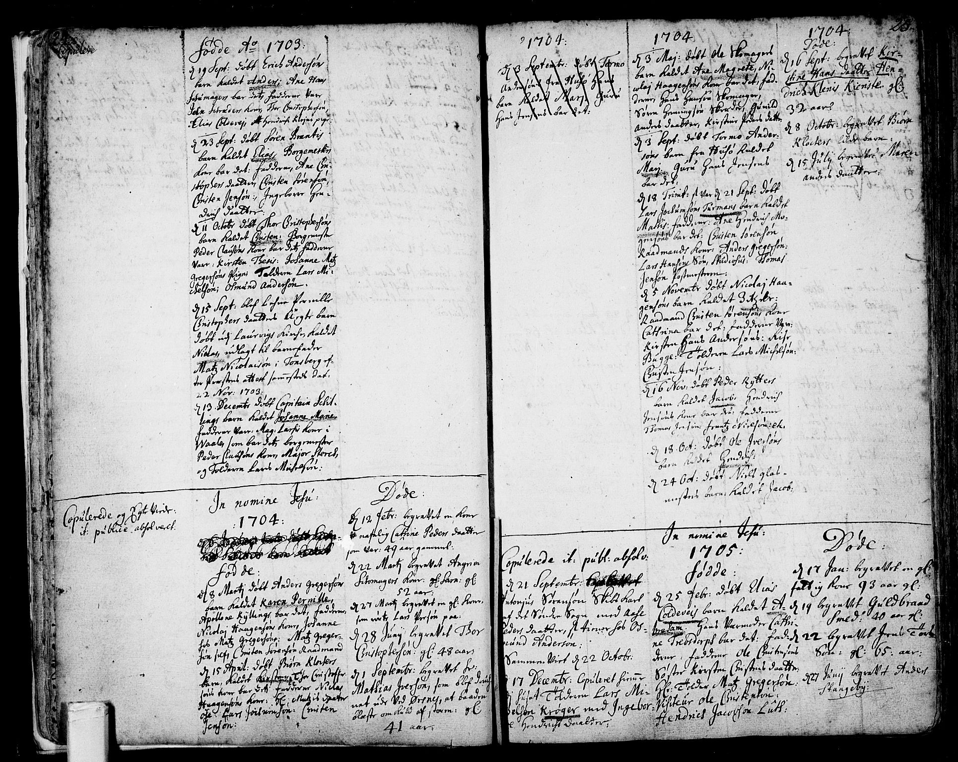 Tønsberg kirkebøker, SAKO/A-330/F/Fb/L0001: Parish register (official) no. II 1, 1690-1796, p. 24-25