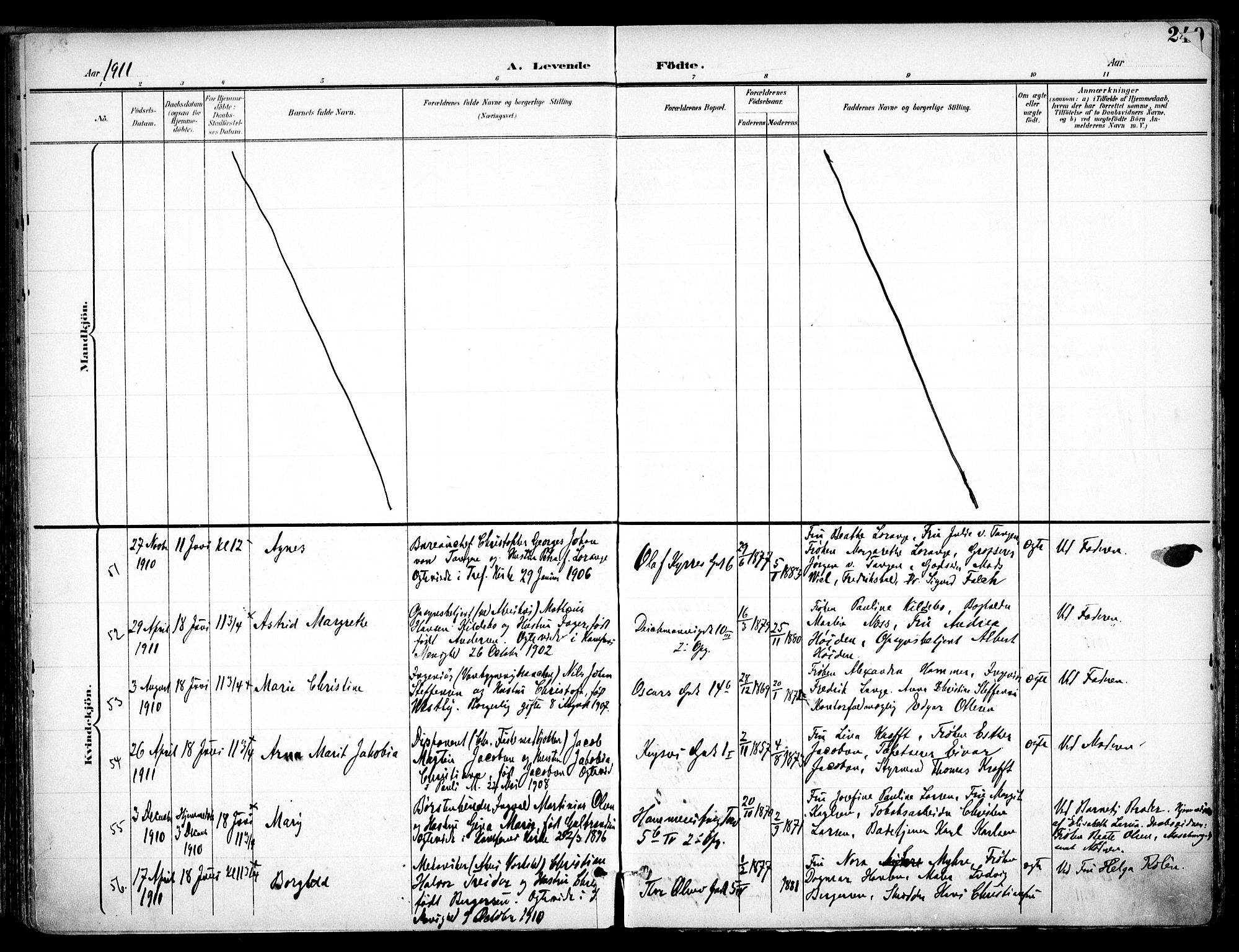 Trefoldighet prestekontor Kirkebøker, AV/SAO-A-10882/F/Fa/L0007: Parish register (official) no. I 7, 1900-1914, p. 248