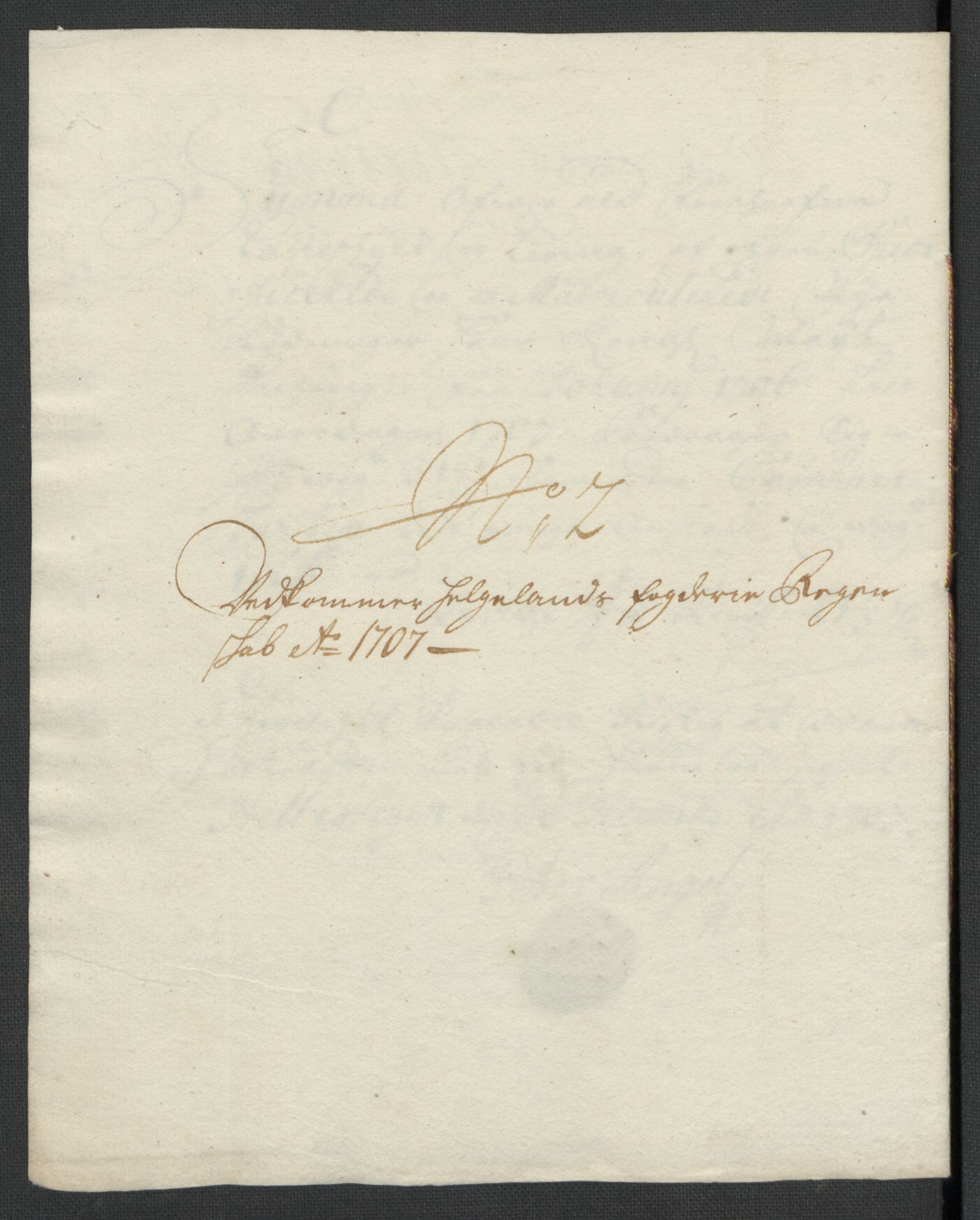 Rentekammeret inntil 1814, Reviderte regnskaper, Fogderegnskap, AV/RA-EA-4092/R65/L4509: Fogderegnskap Helgeland, 1706-1707, p. 149