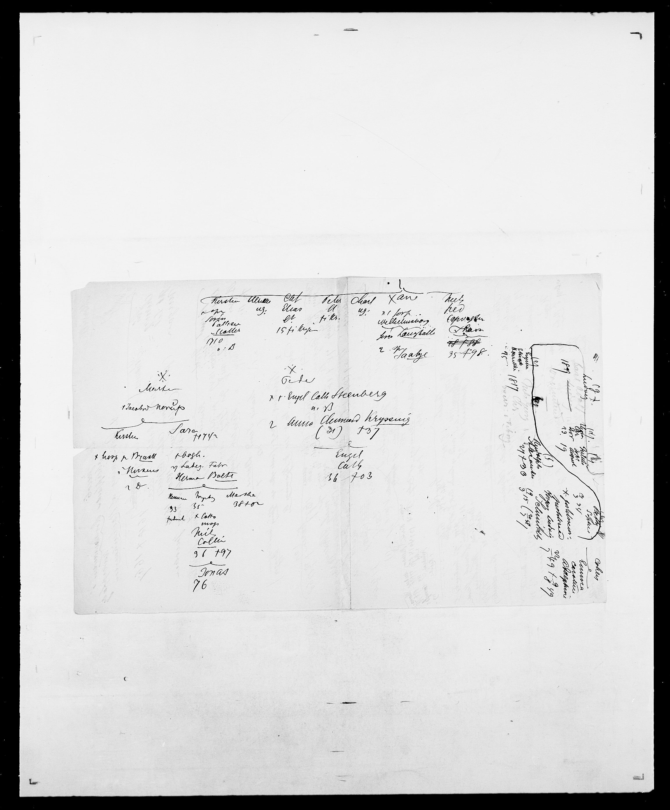 Delgobe, Charles Antoine - samling, SAO/PAO-0038/D/Da/L0027: Morath - v. Møsting, p. 45