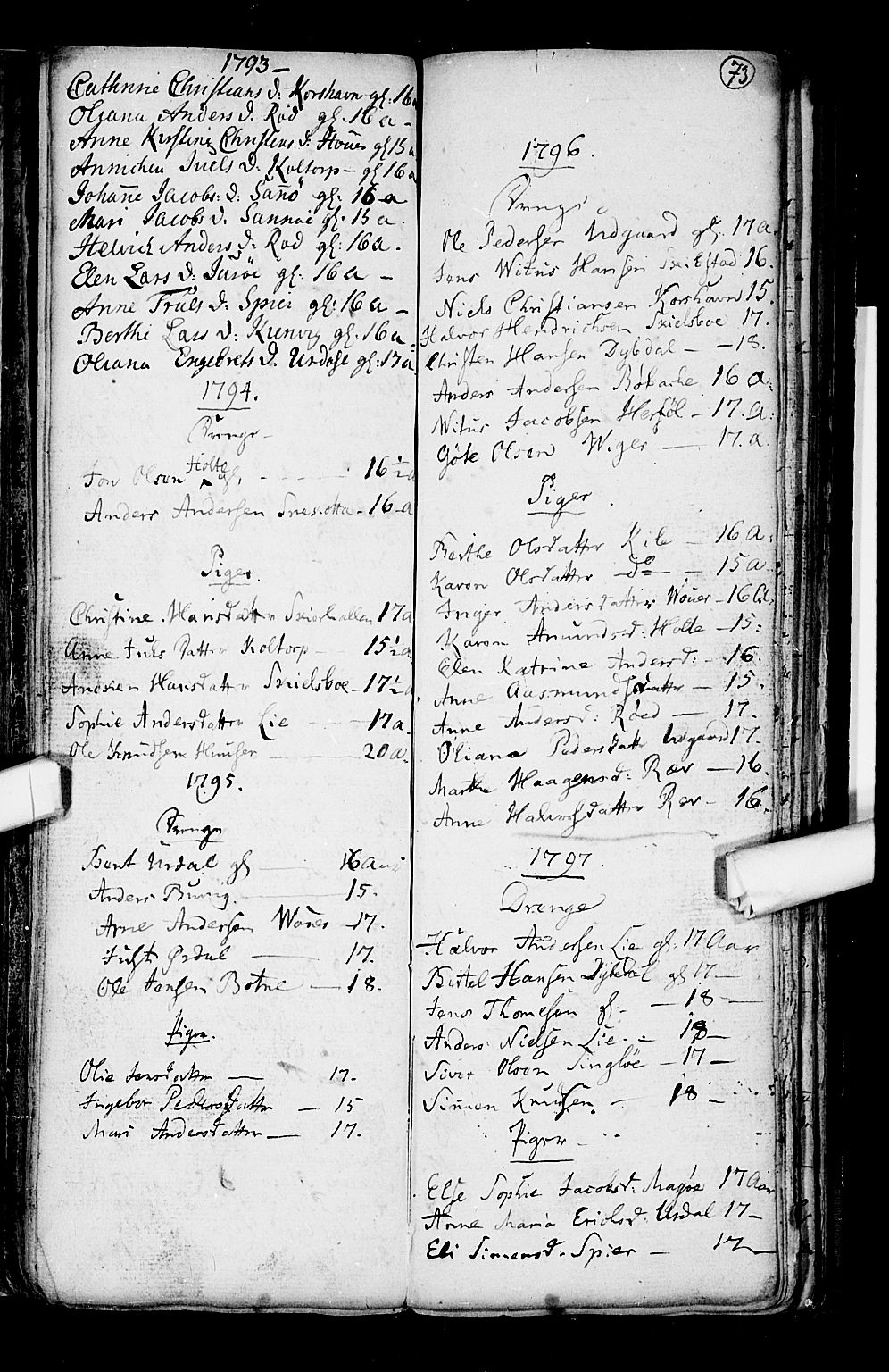 Hvaler prestekontor Kirkebøker, SAO/A-2001/F/Fa/L0003: Parish register (official) no. I 3, 1758-1796, p. 73