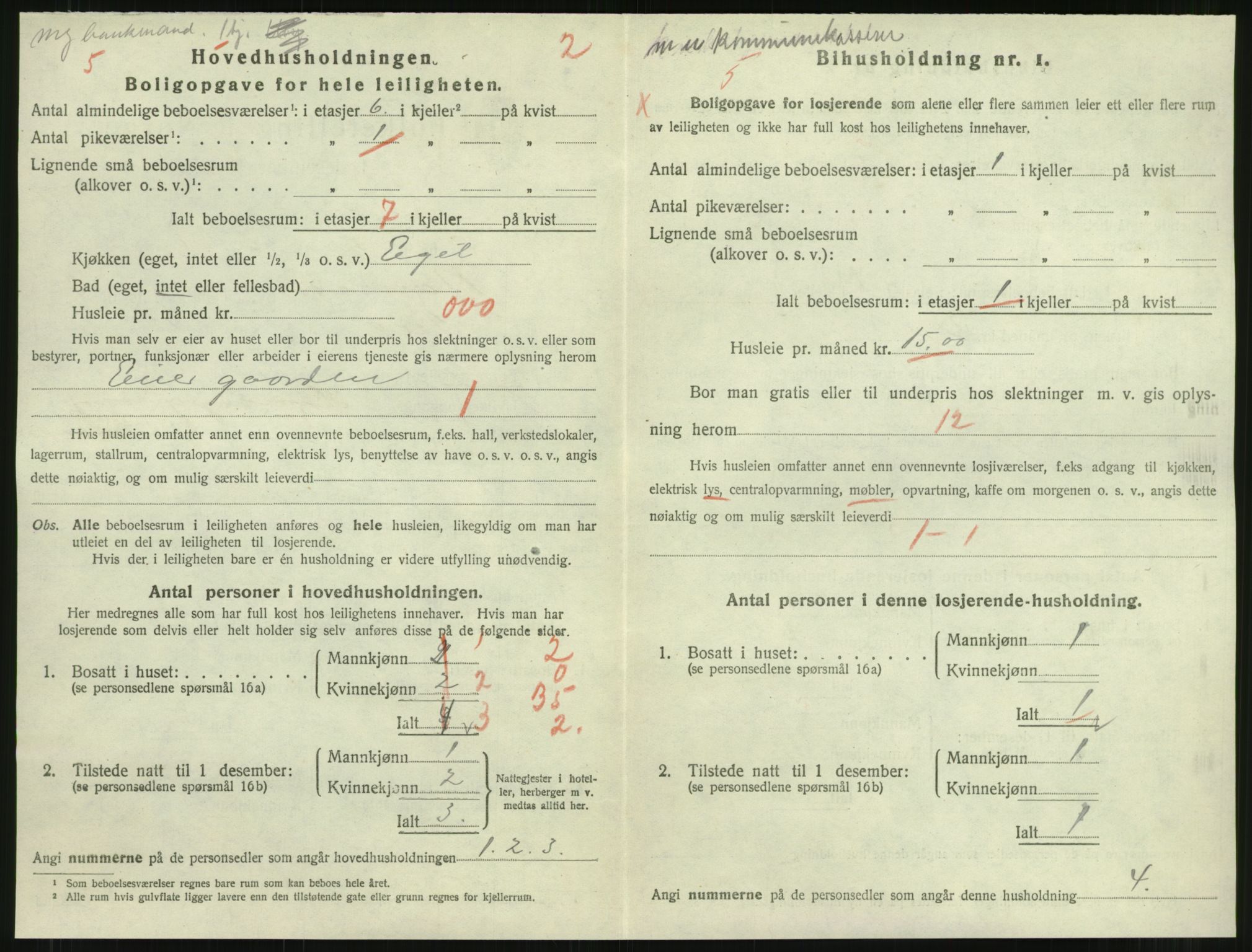 SAT, 1920 census for Namsos, 1920, p. 1136