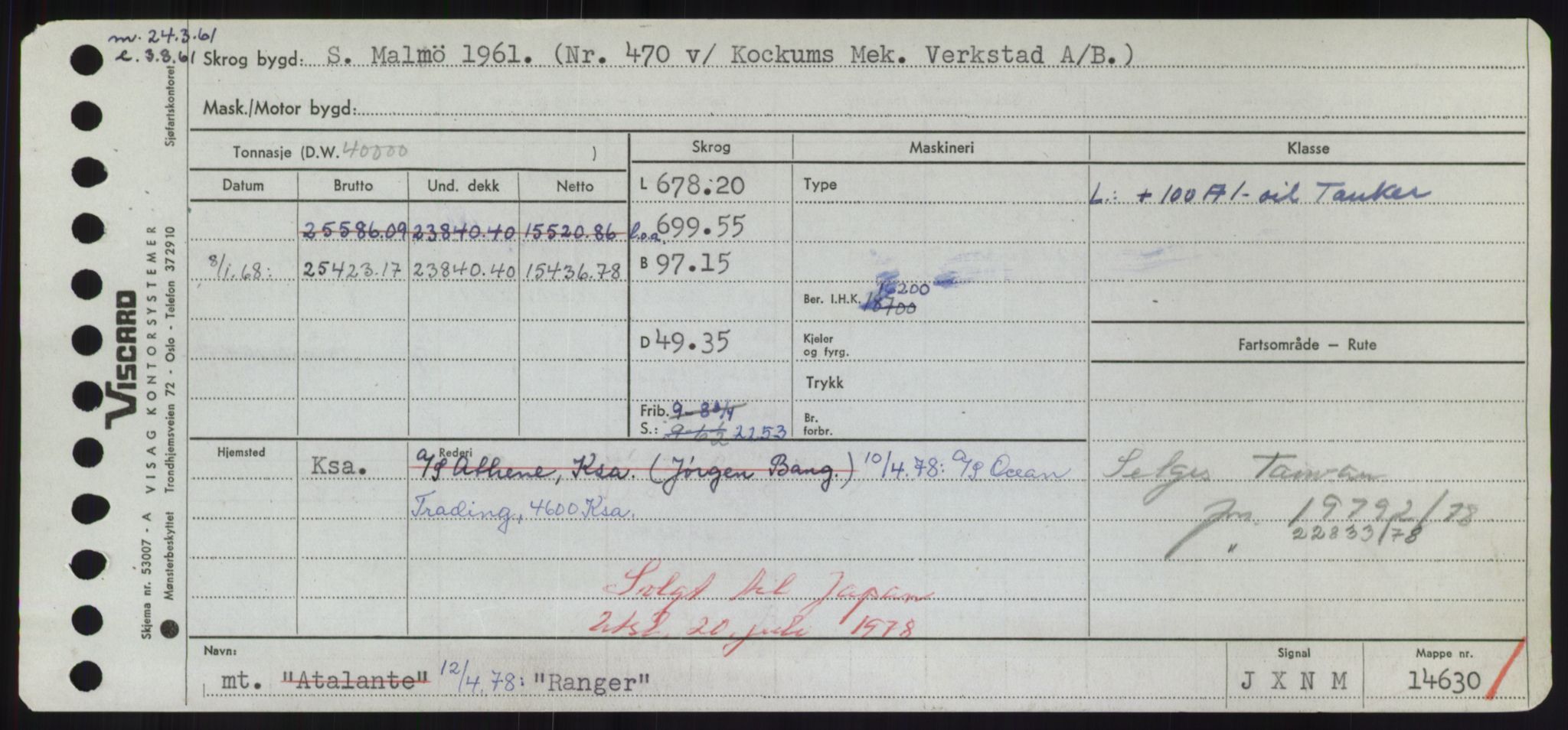 Sjøfartsdirektoratet med forløpere, Skipsmålingen, AV/RA-S-1627/H/Hd/L0030: Fartøy, Q-Riv, p. 215