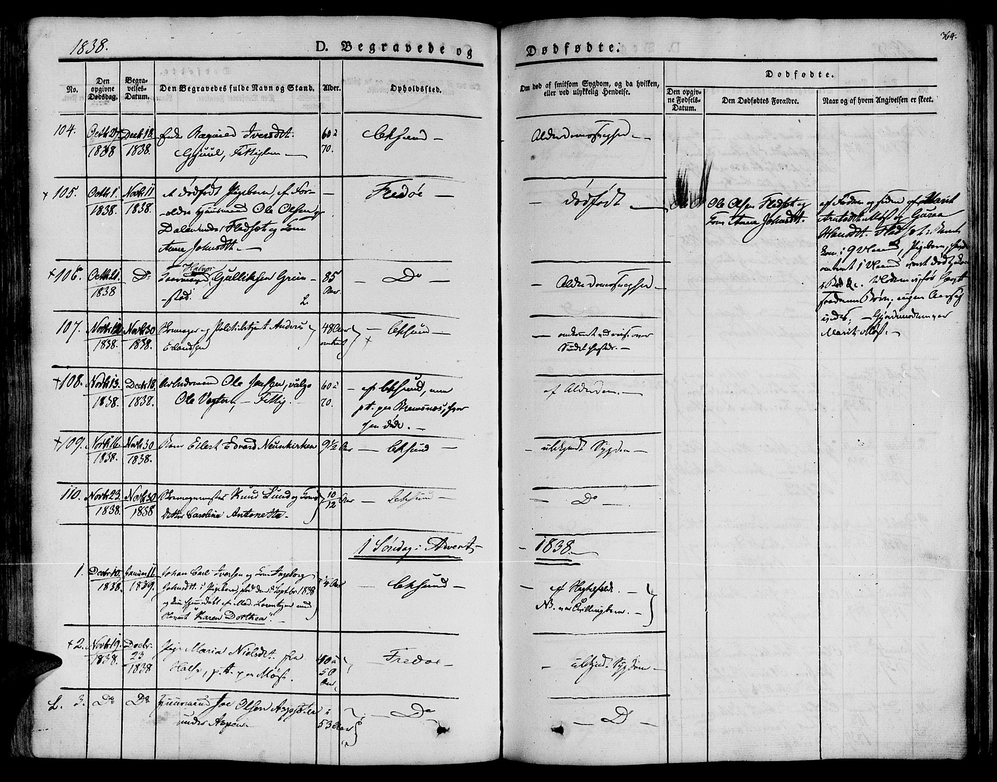 Ministerialprotokoller, klokkerbøker og fødselsregistre - Møre og Romsdal, SAT/A-1454/572/L0843: Parish register (official) no. 572A06, 1832-1842, p. 363
