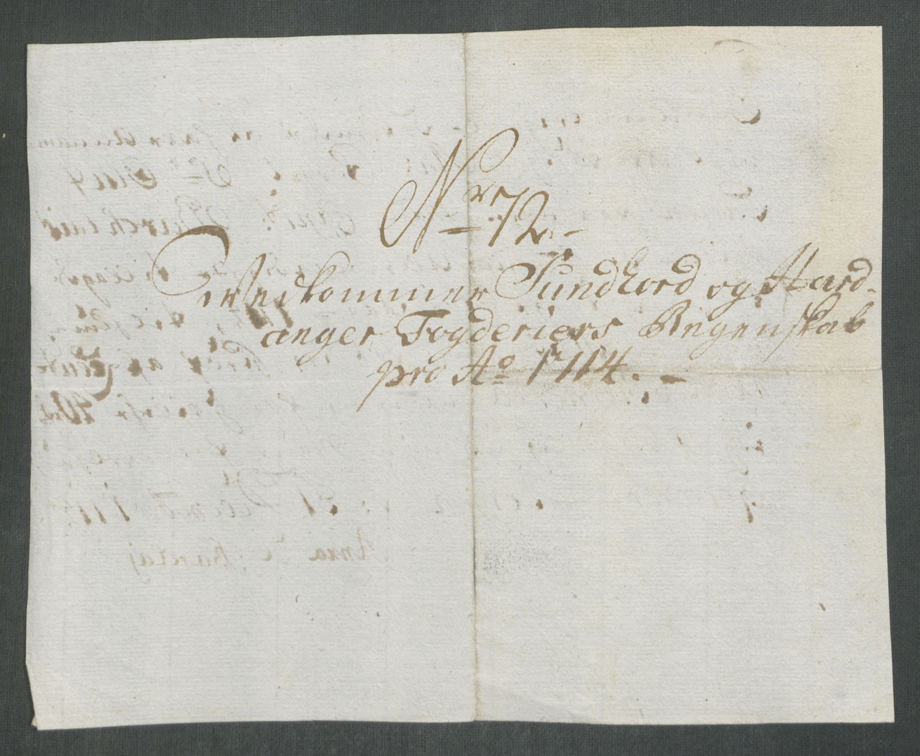 Rentekammeret inntil 1814, Reviderte regnskaper, Fogderegnskap, AV/RA-EA-4092/R48/L2990: Fogderegnskap Sunnhordland og Hardanger, 1714, p. 369