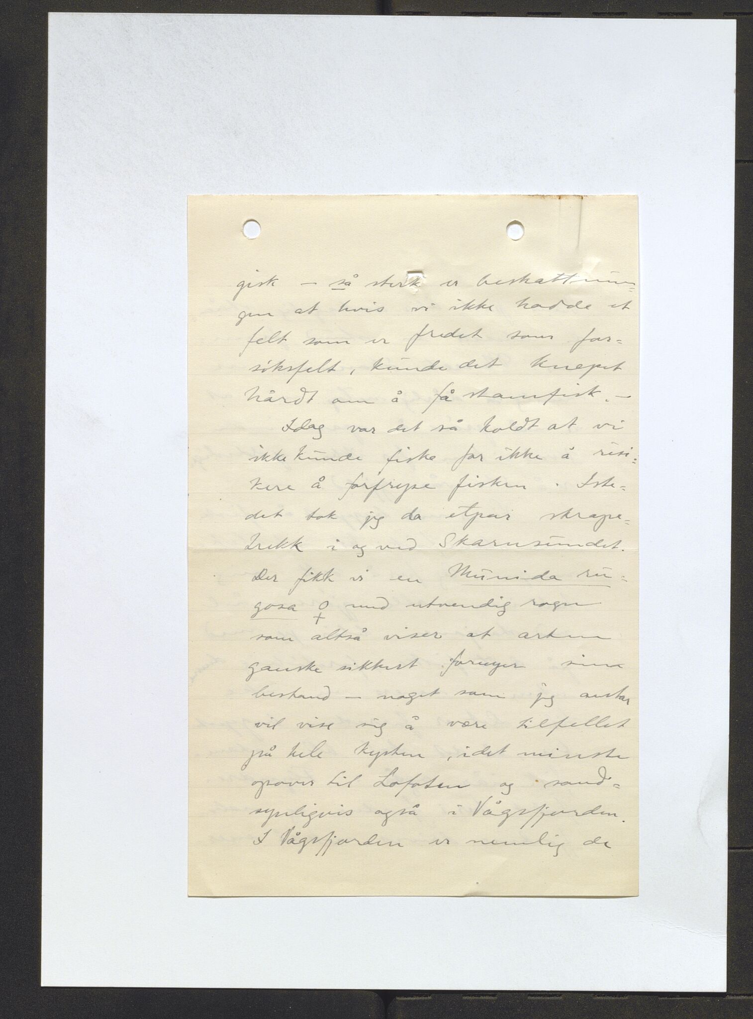 Bergens Museum, AV/SAB-A-17301/13/D/L0002: Korrespondanse , 1928-1940, p. 426