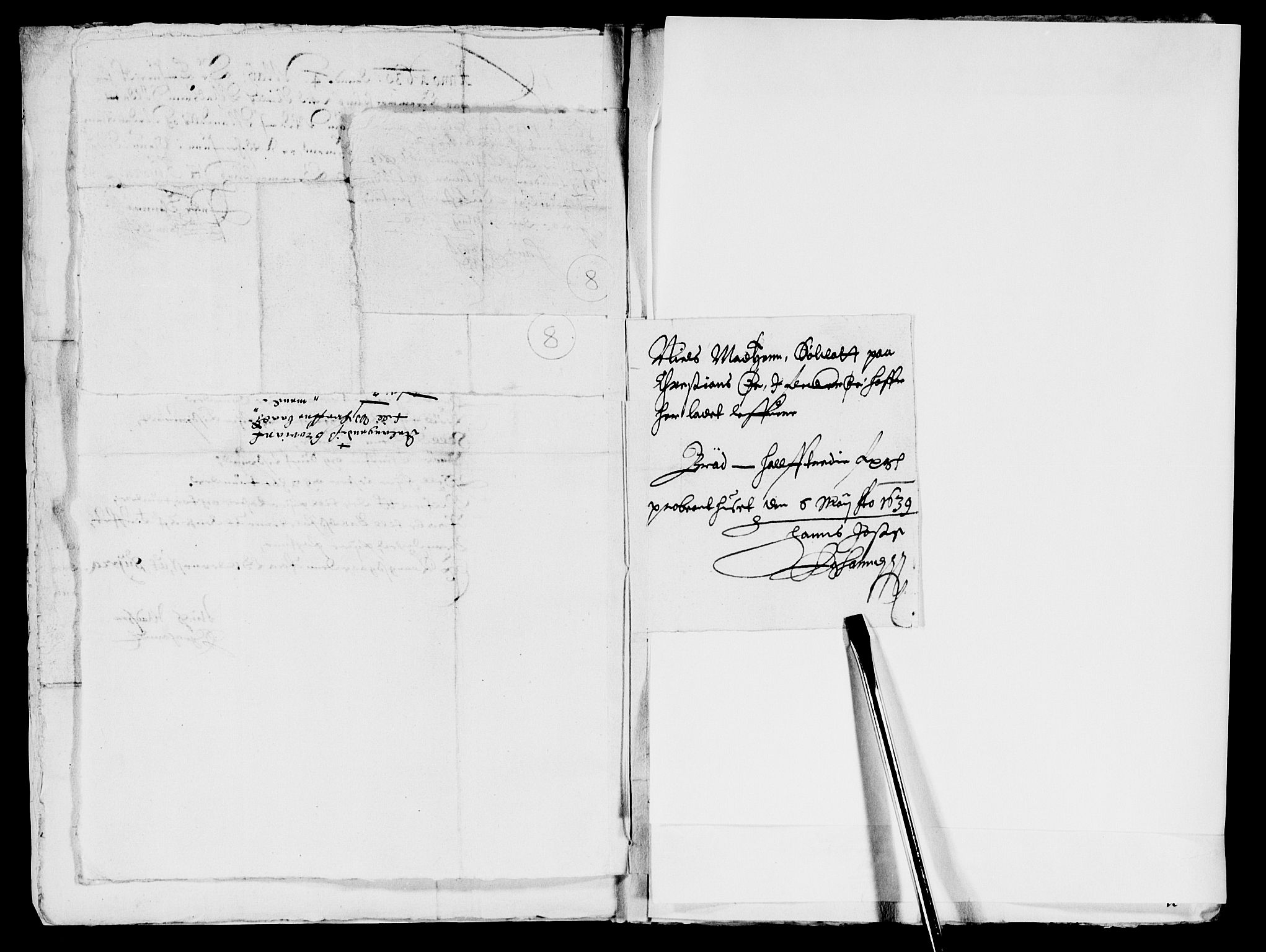 Rentekammeret inntil 1814, Reviderte regnskaper, Lensregnskaper, AV/RA-EA-5023/R/Rb/Rbq/L0027: Nedenes len. Mandals len. Råbyggelag., 1637-1639