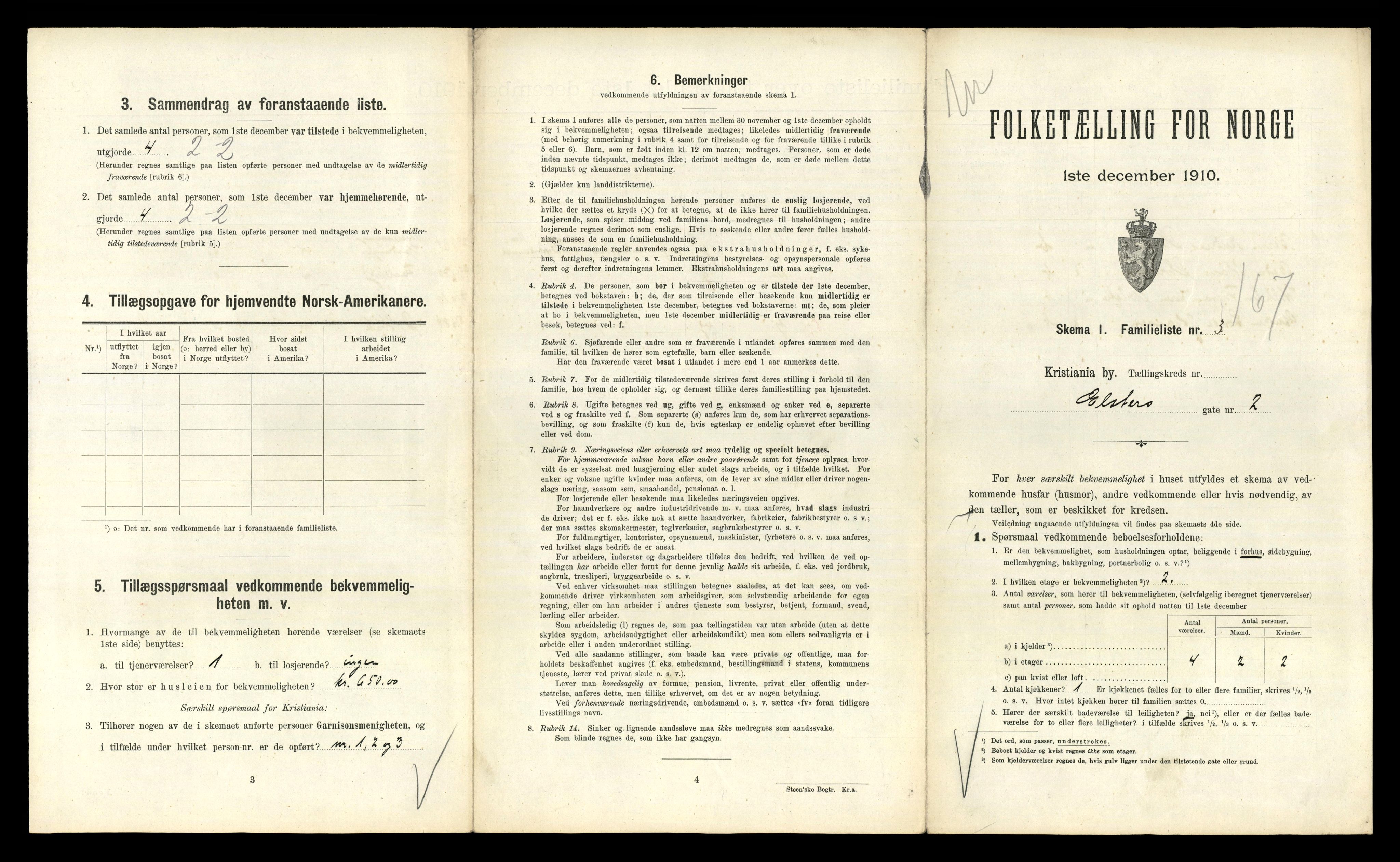 RA, 1910 census for Kristiania, 1910, p. 20325