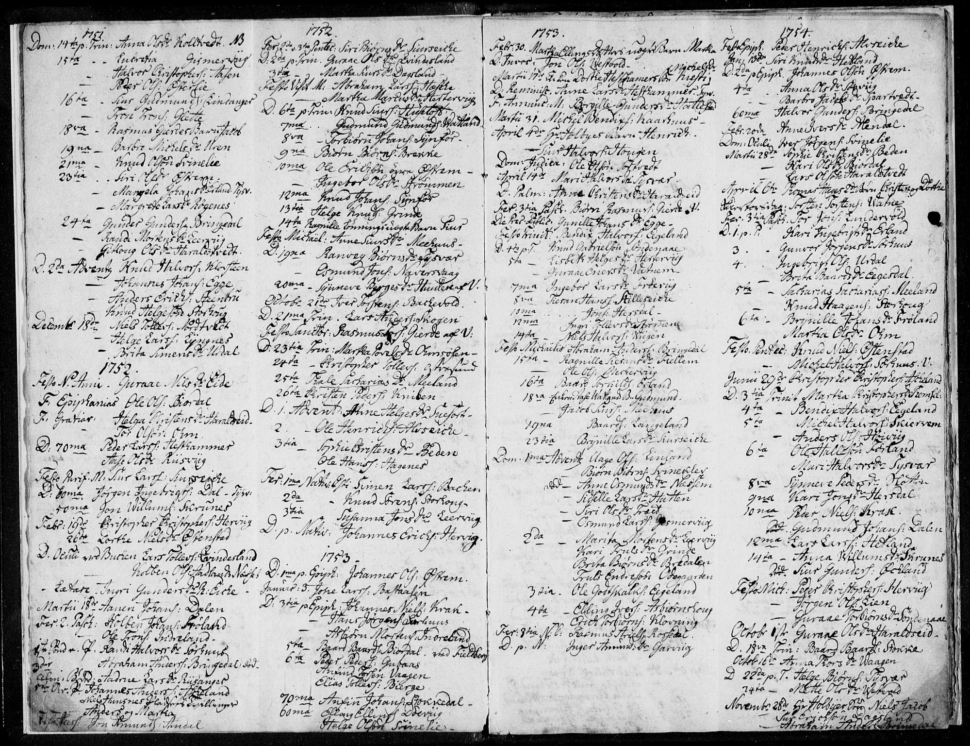 Skjold sokneprestkontor, AV/SAST-A-101847/H/Ha/Haa/L0001: Parish register (official) no. A 1, 1743-1802