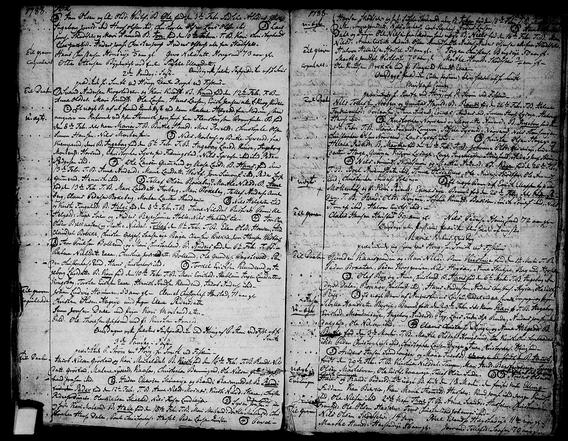 Eiker kirkebøker, SAKO/A-4/F/Fa/L0008: Parish register (official) no. I 8, 1764-1788, p. 732-733