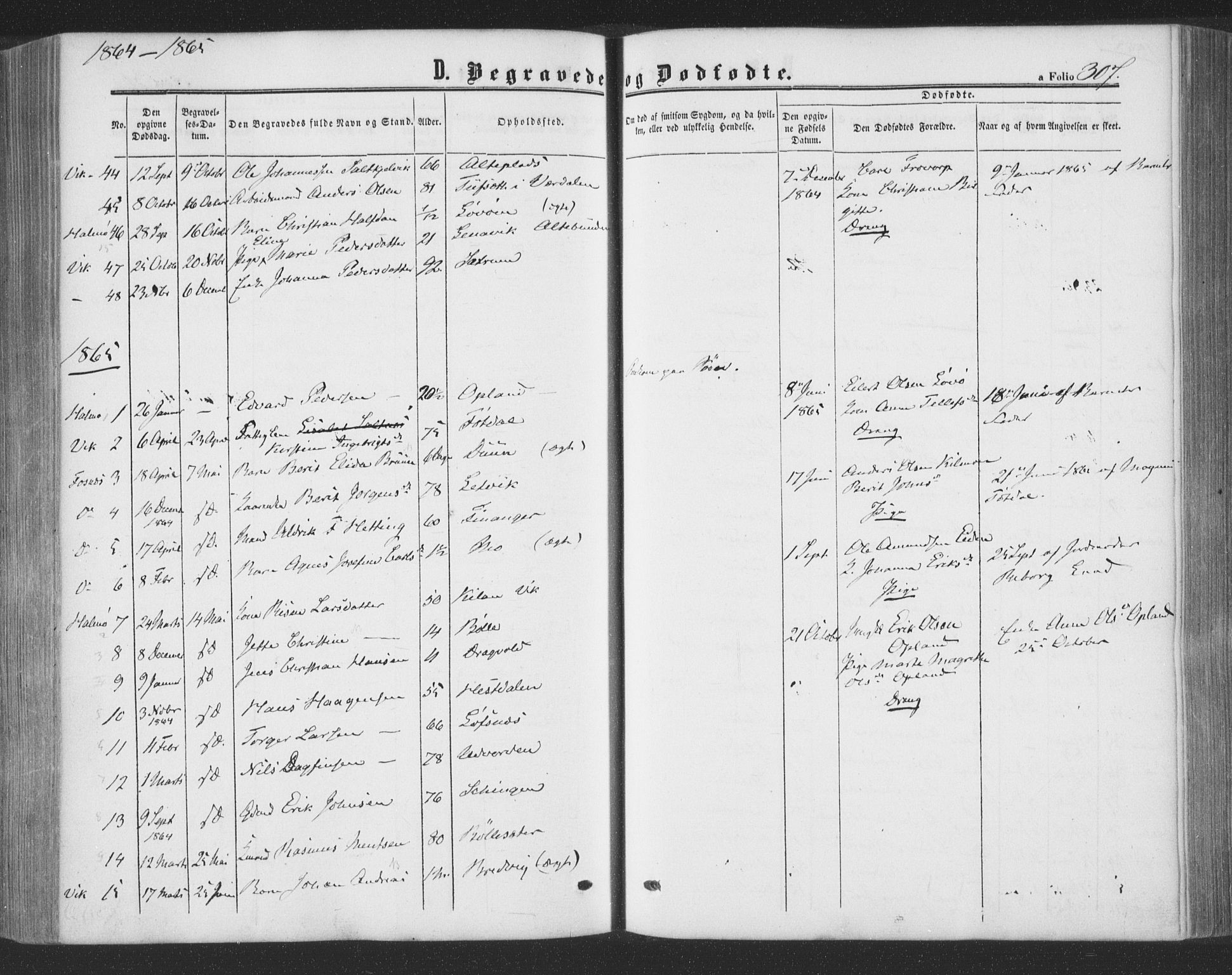 Ministerialprotokoller, klokkerbøker og fødselsregistre - Nord-Trøndelag, AV/SAT-A-1458/773/L0615: Parish register (official) no. 773A06, 1857-1870, p. 307