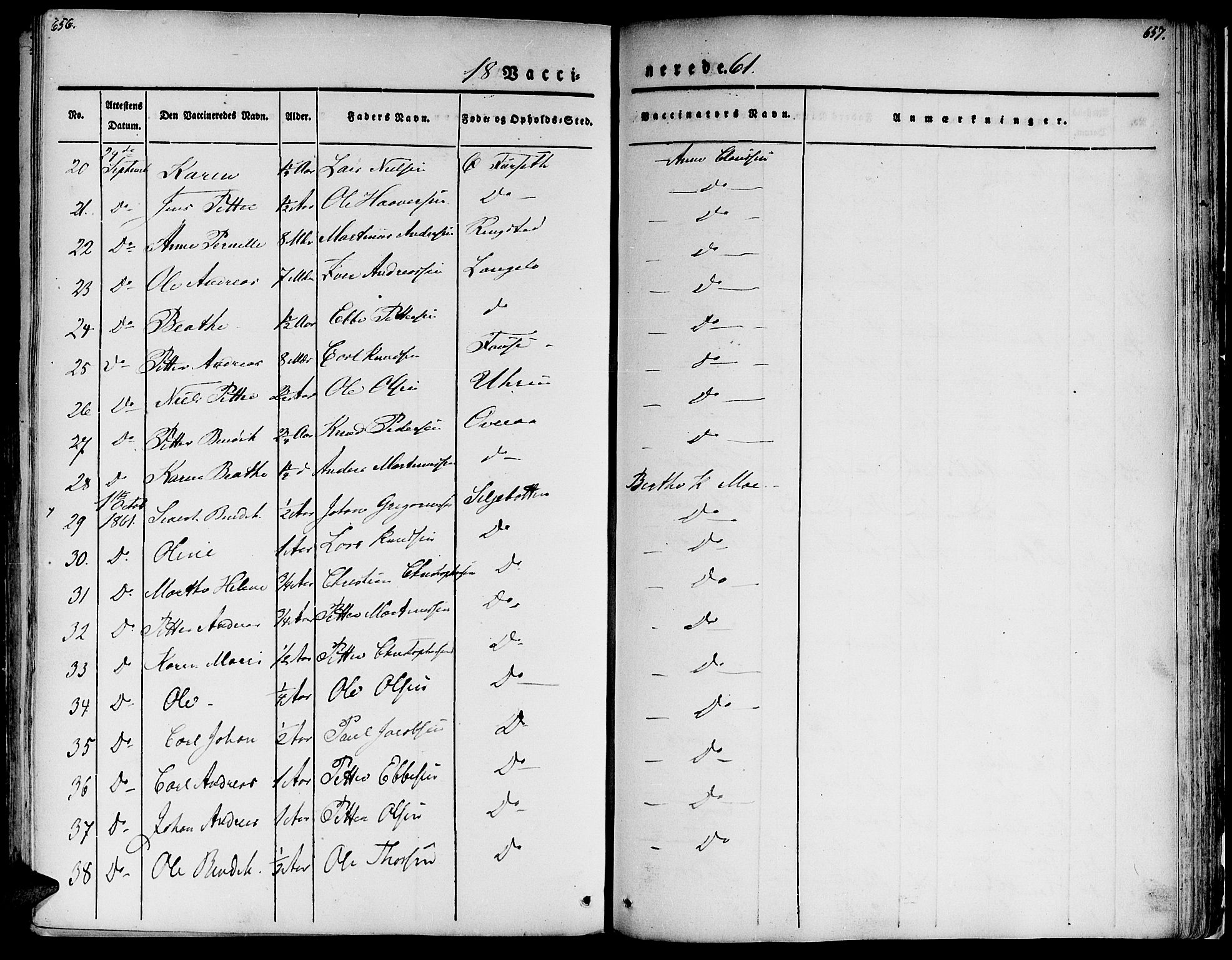 Ministerialprotokoller, klokkerbøker og fødselsregistre - Møre og Romsdal, AV/SAT-A-1454/520/L0274: Parish register (official) no. 520A04, 1827-1864, p. 654-655