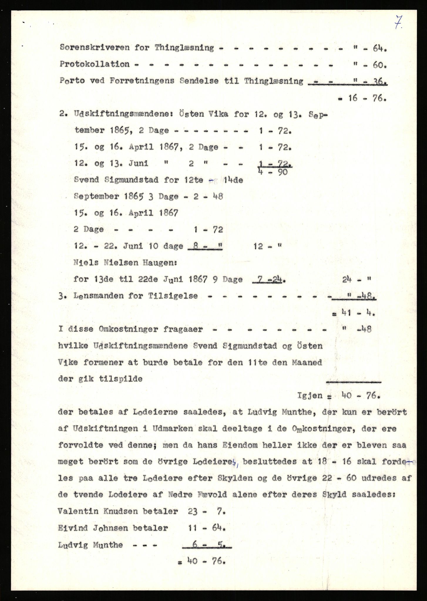 Statsarkivet i Stavanger, AV/SAST-A-101971/03/Y/Yj/L0020: Avskrifter sortert etter gårdsnavn: Fevold nedre - Fister øvre, 1750-1930, p. 24