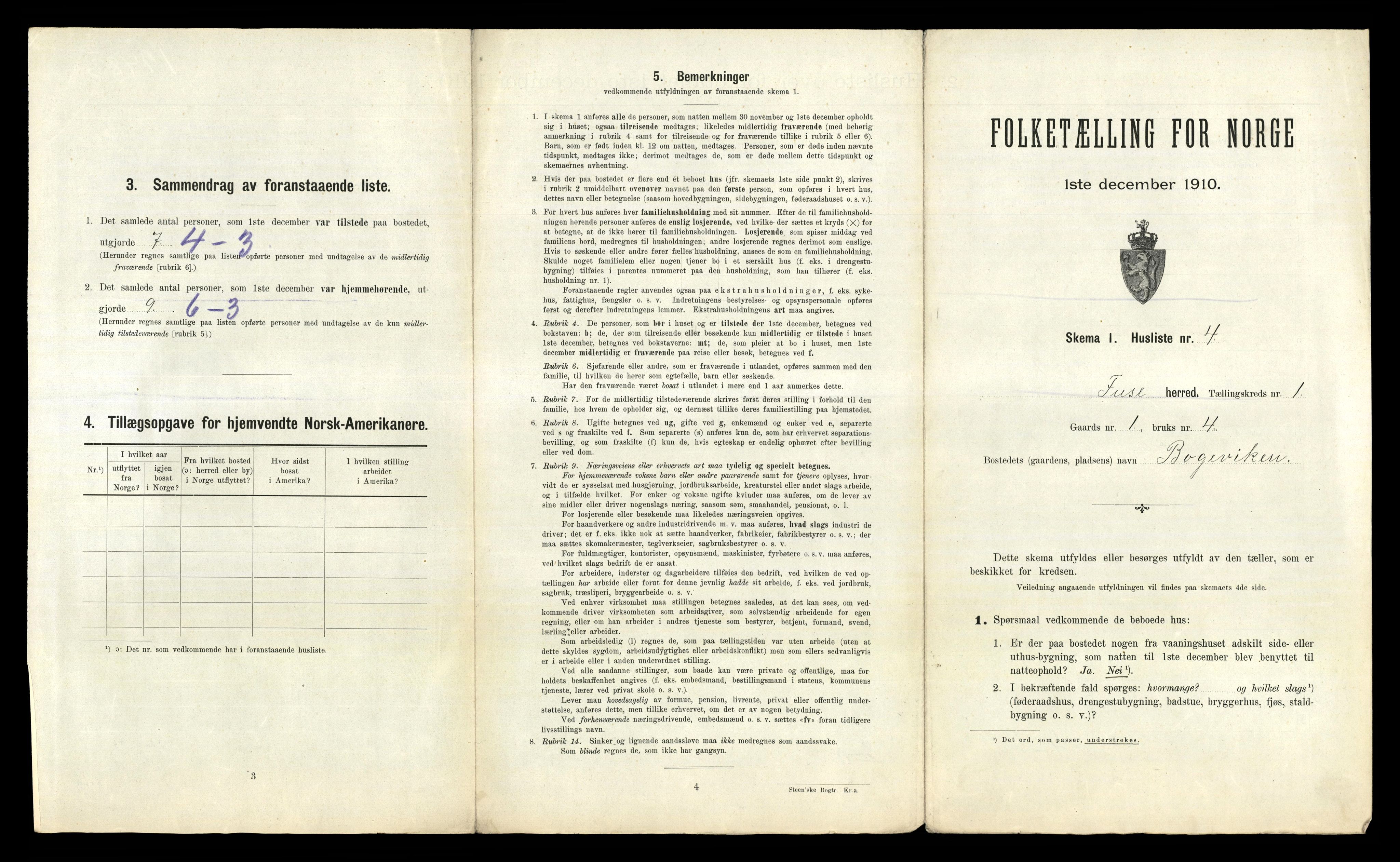 RA, 1910 census for Fusa, 1910, p. 26