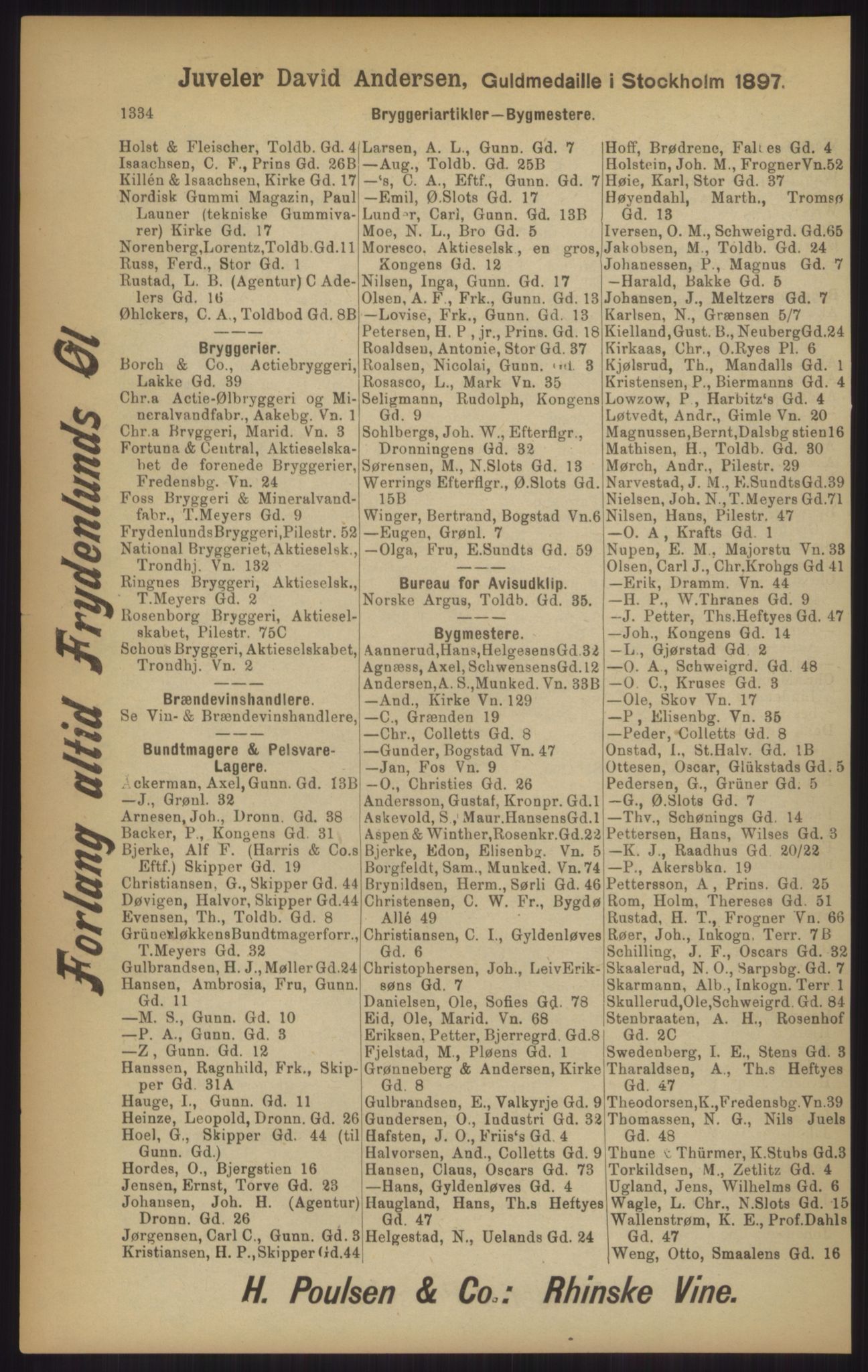 Kristiania/Oslo adressebok, PUBL/-, 1902, p. 1334