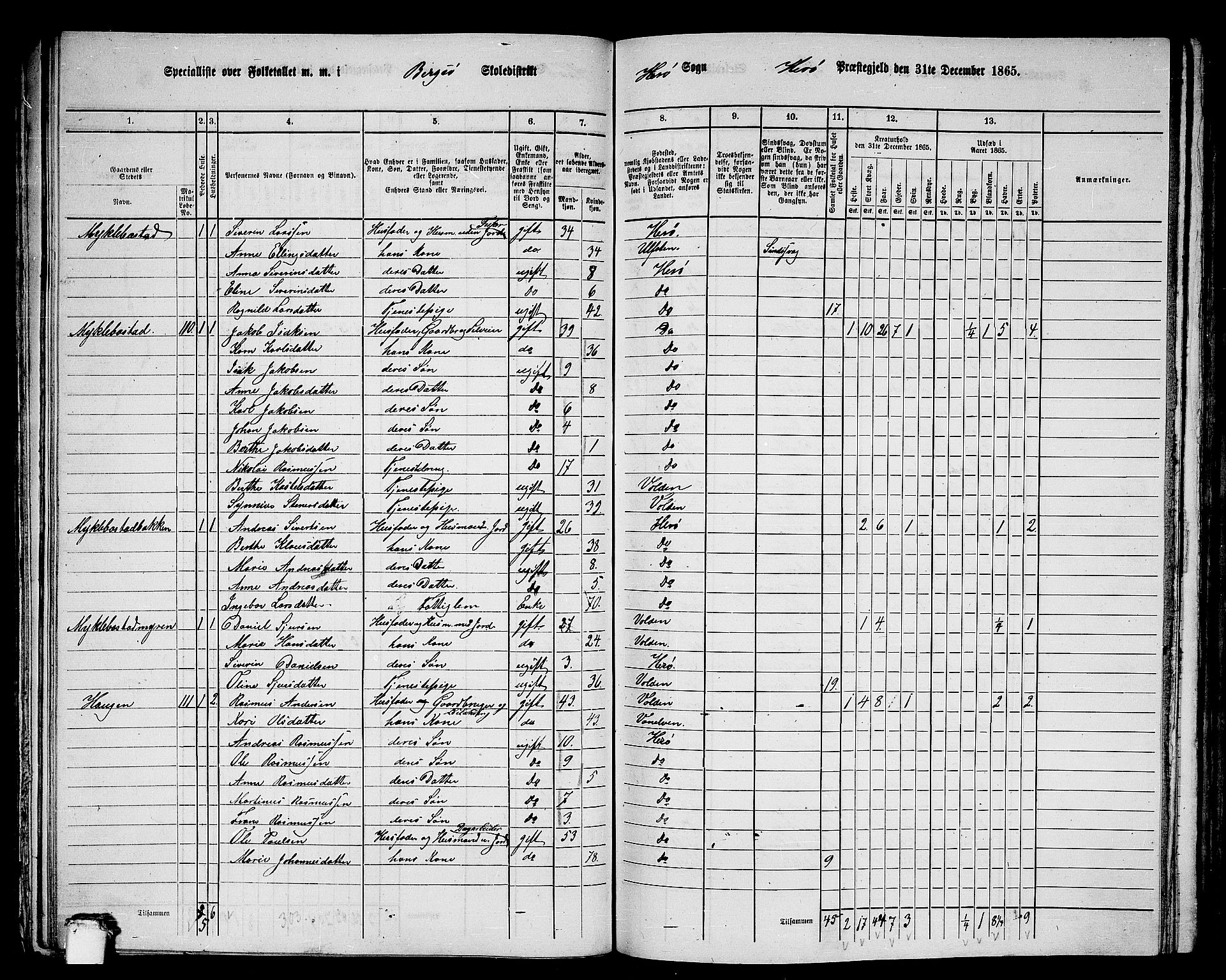 RA, 1865 census for Herøy, 1865, p. 65