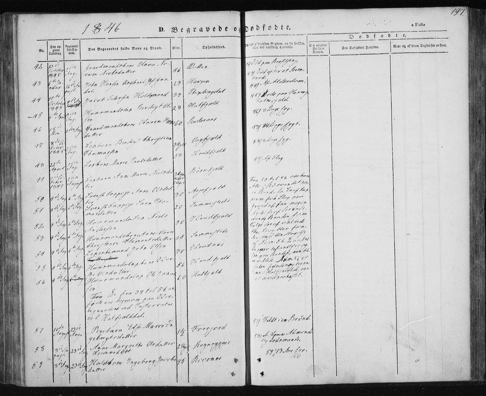 Ministerialprotokoller, klokkerbøker og fødselsregistre - Nordland, AV/SAT-A-1459/820/L0291: Parish register (official) no. 820A12, 1846-1854, p. 197