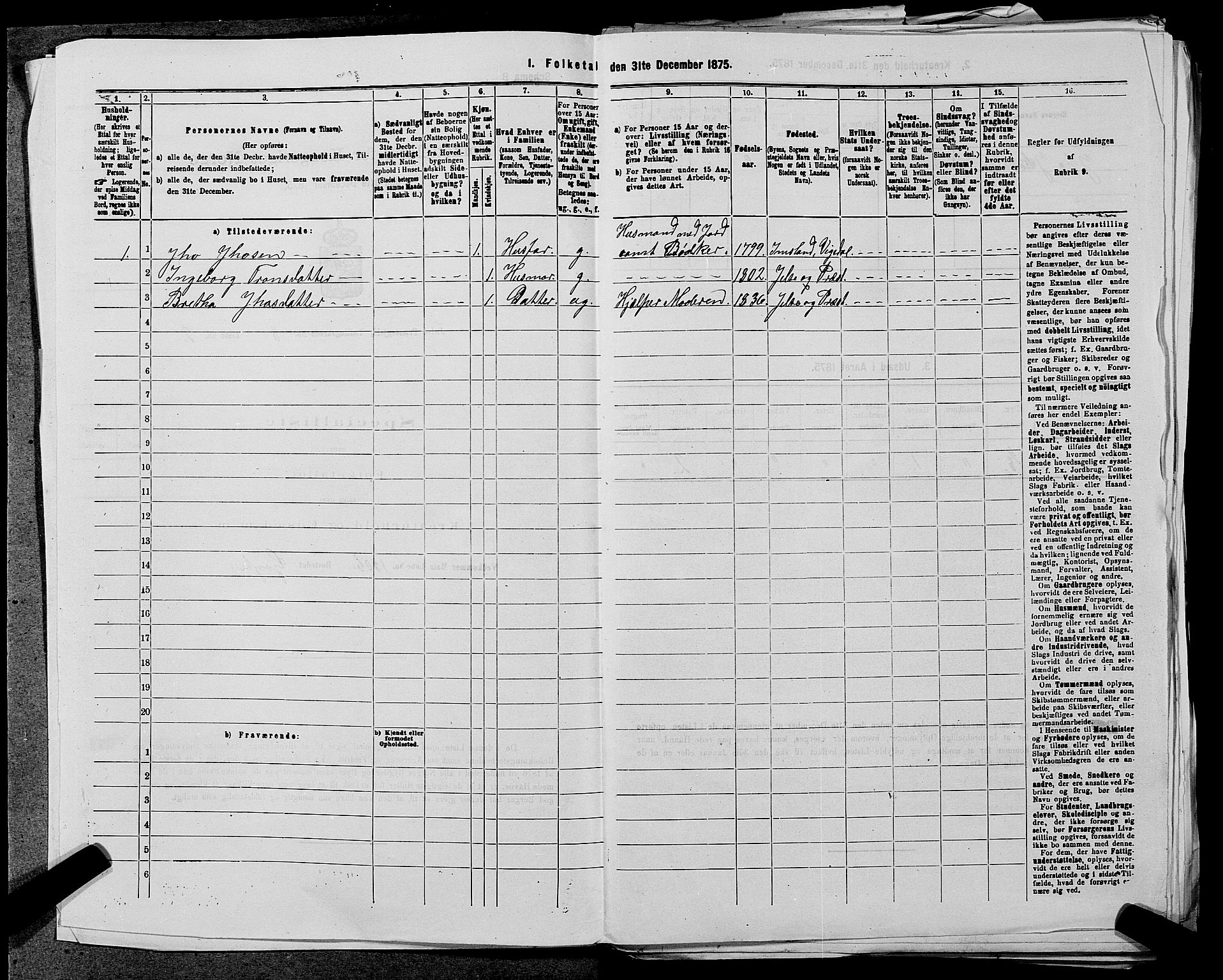 SAST, 1875 census for 1138P Jelsa, 1875, p. 672