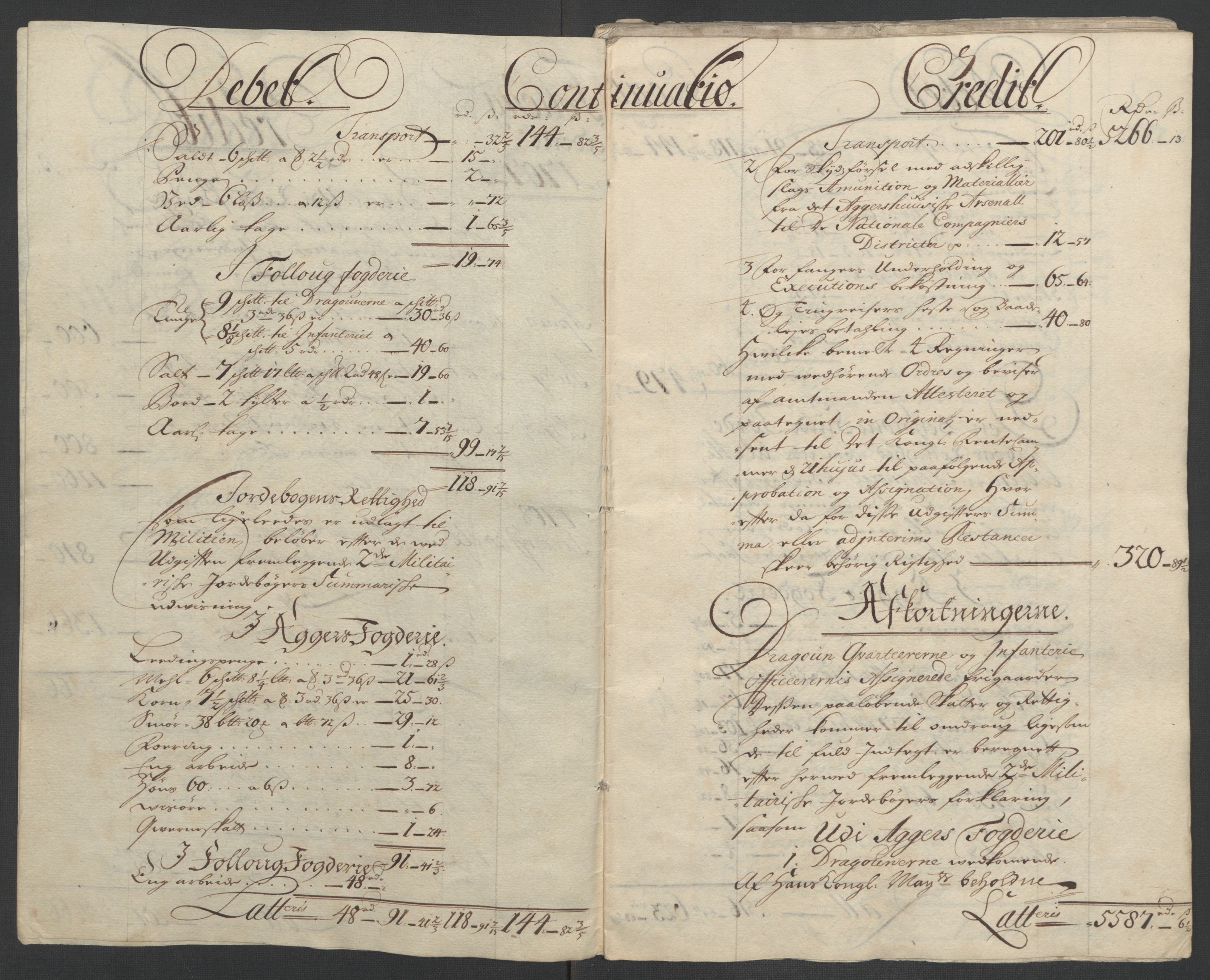 Rentekammeret inntil 1814, Reviderte regnskaper, Fogderegnskap, AV/RA-EA-4092/R10/L0447: Fogderegnskap Aker og Follo, 1707-1709, p. 5