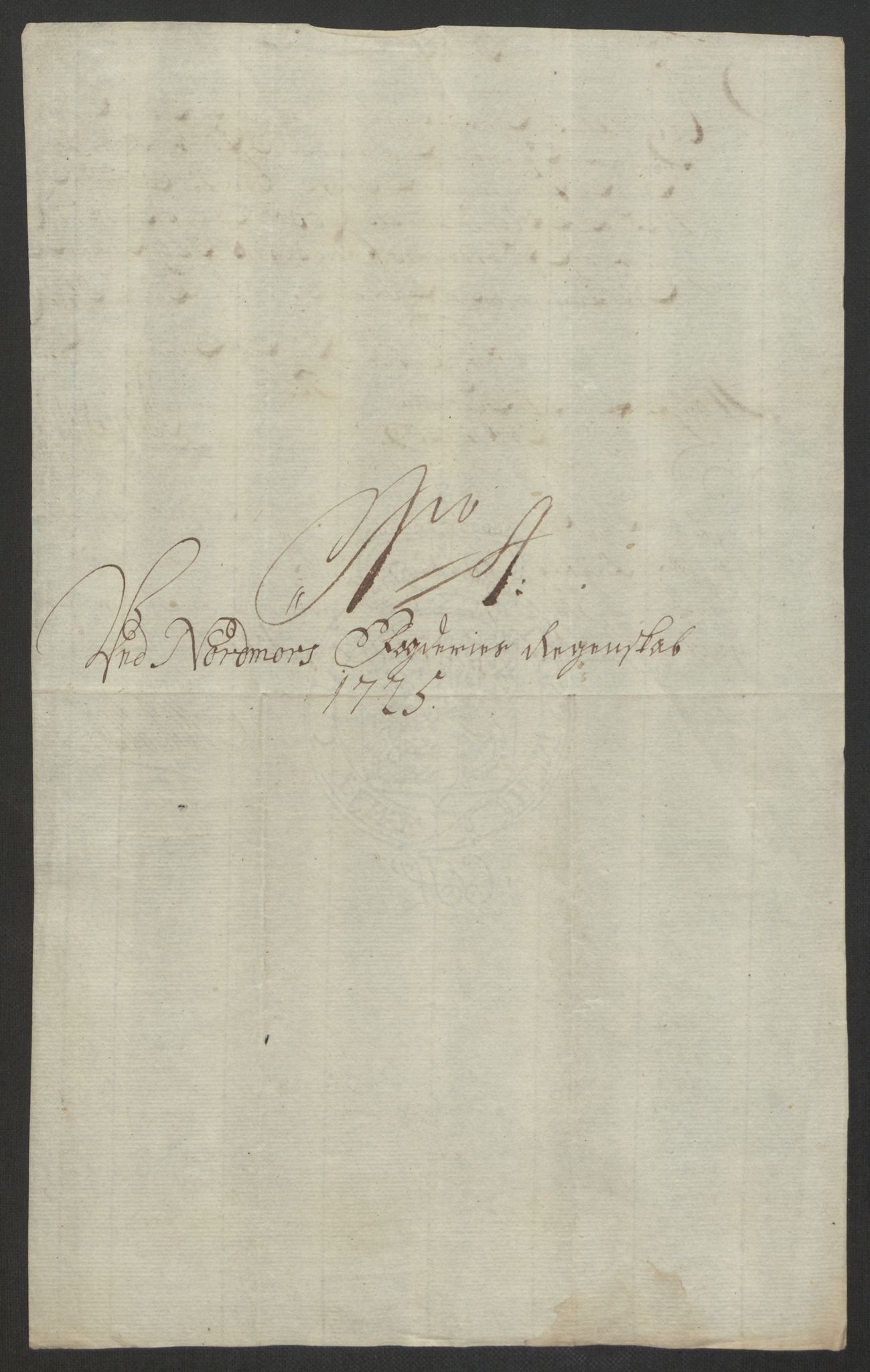 Rentekammeret inntil 1814, Reviderte regnskaper, Fogderegnskap, RA/EA-4092/R56/L3758: Fogderegnskap Nordmøre, 1725, p. 106