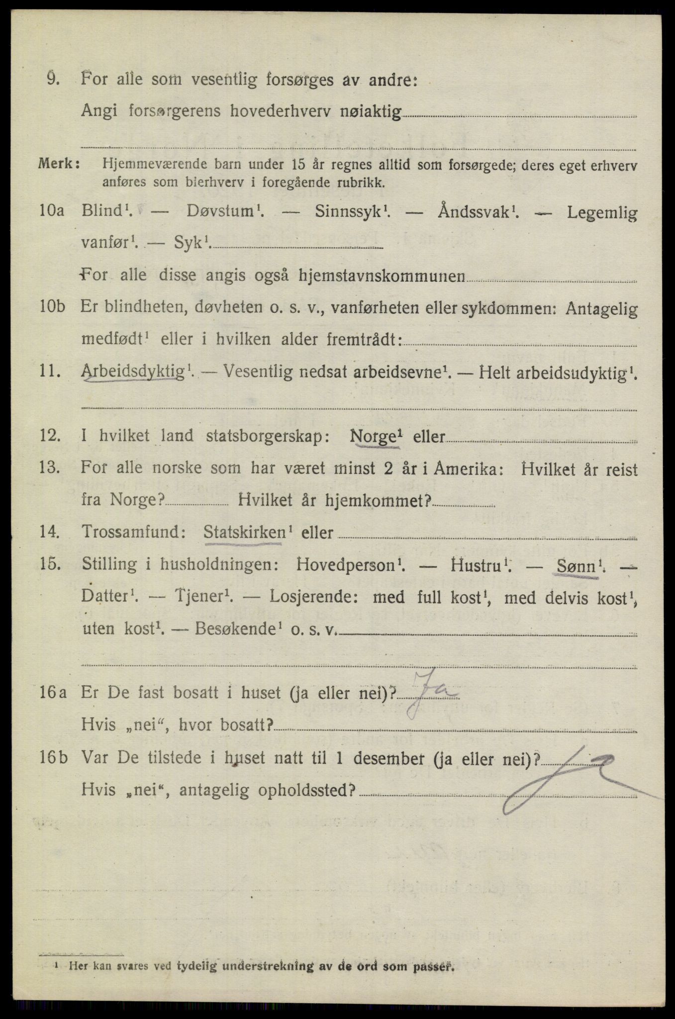 SAKO, 1920 census for Heddal, 1920, p. 1955