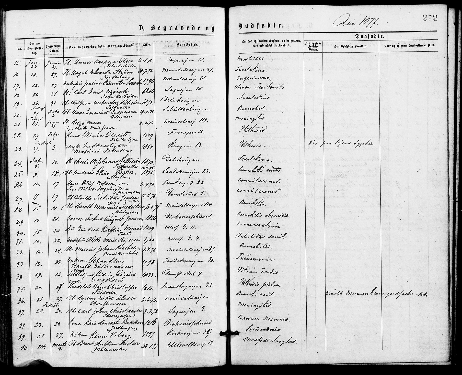 Gamle Aker prestekontor Kirkebøker, SAO/A-10617a/G/L0004: Parish register (copy) no. 4, 1875-1879, p. 272