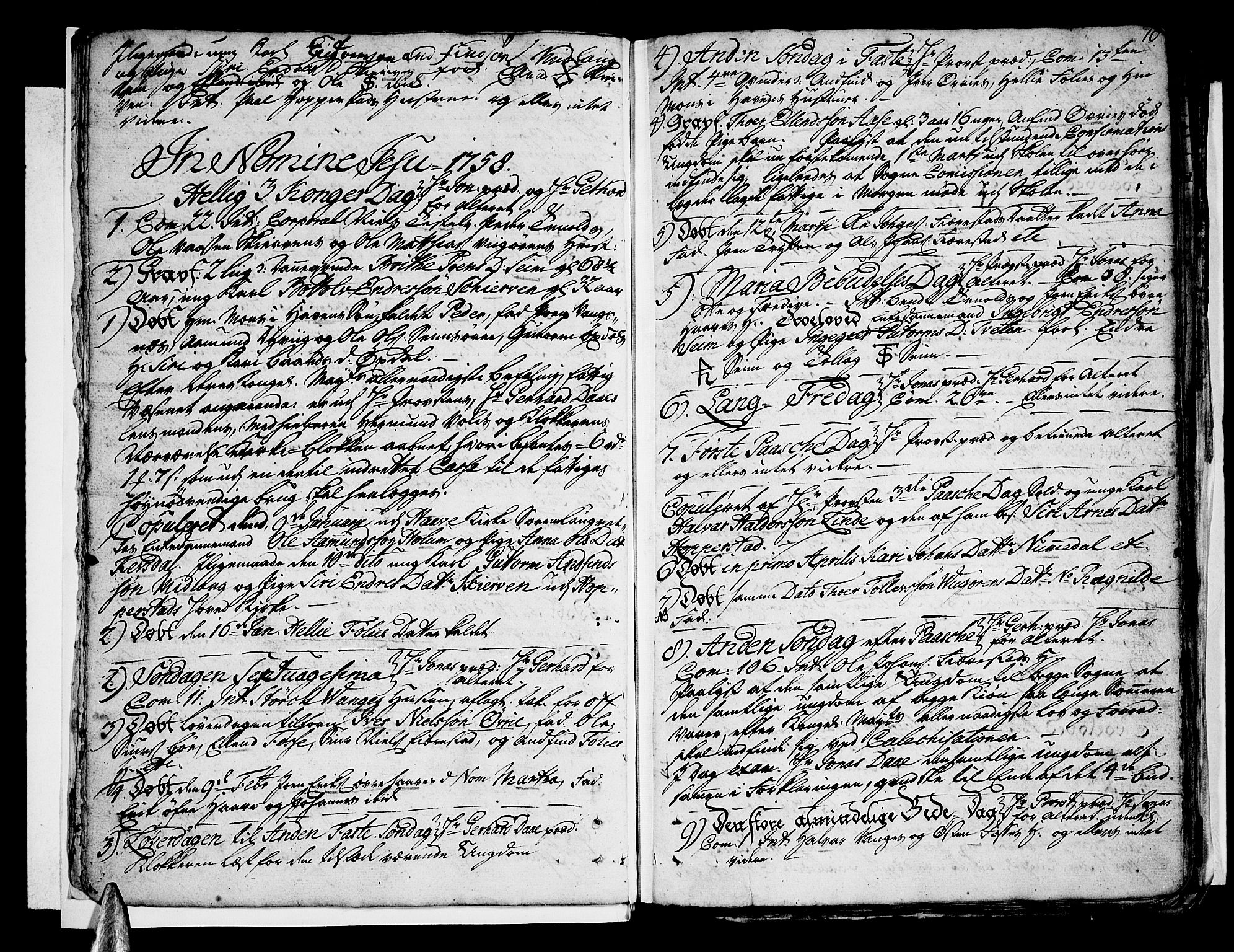 Vik sokneprestembete, SAB/A-81501: Parish register (official) no. A 3 /1, 1755-1771, p. 10