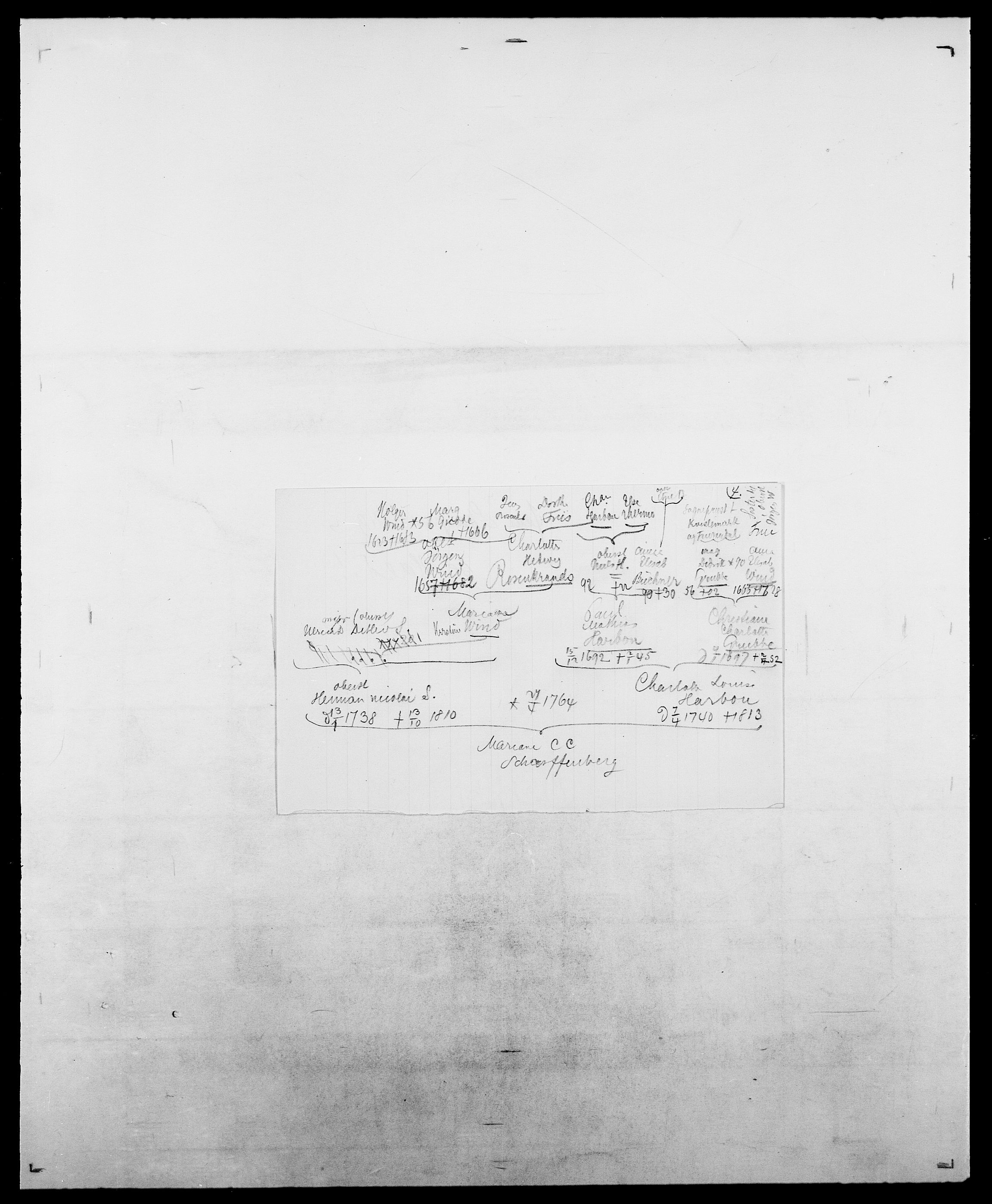 Delgobe, Charles Antoine - samling, AV/SAO-PAO-0038/D/Da/L0034: Saabye - Schmincke, p. 408