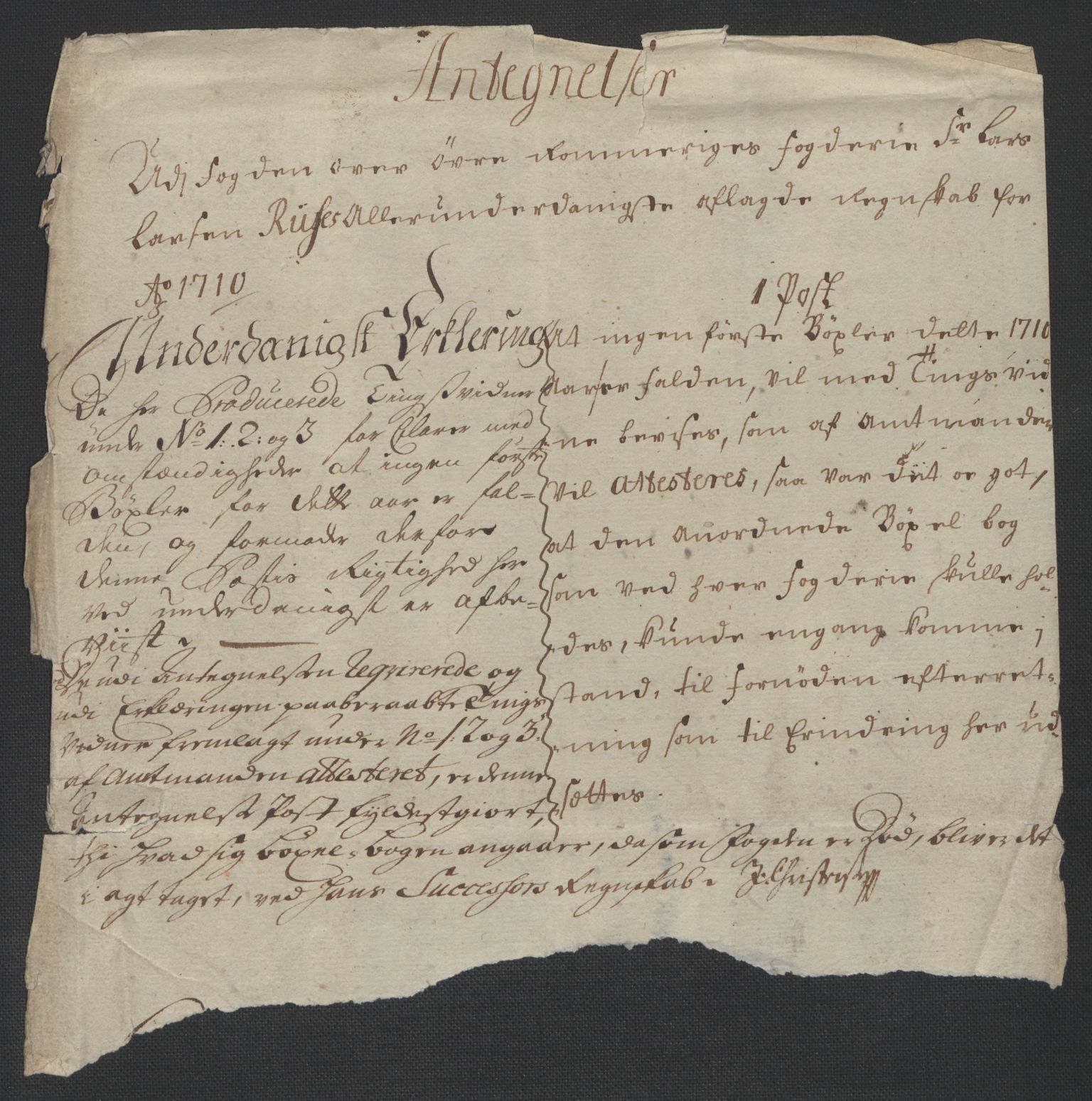 Rentekammeret inntil 1814, Reviderte regnskaper, Fogderegnskap, AV/RA-EA-4092/R12/L0720: Fogderegnskap Øvre Romerike, 1710-1711, p. 157