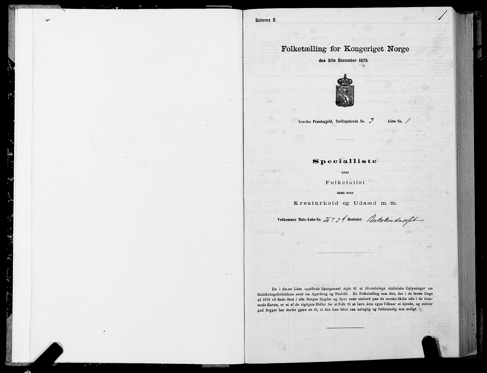 SATØ, 1875 census for 1931P Lenvik, 1875, p. 2001