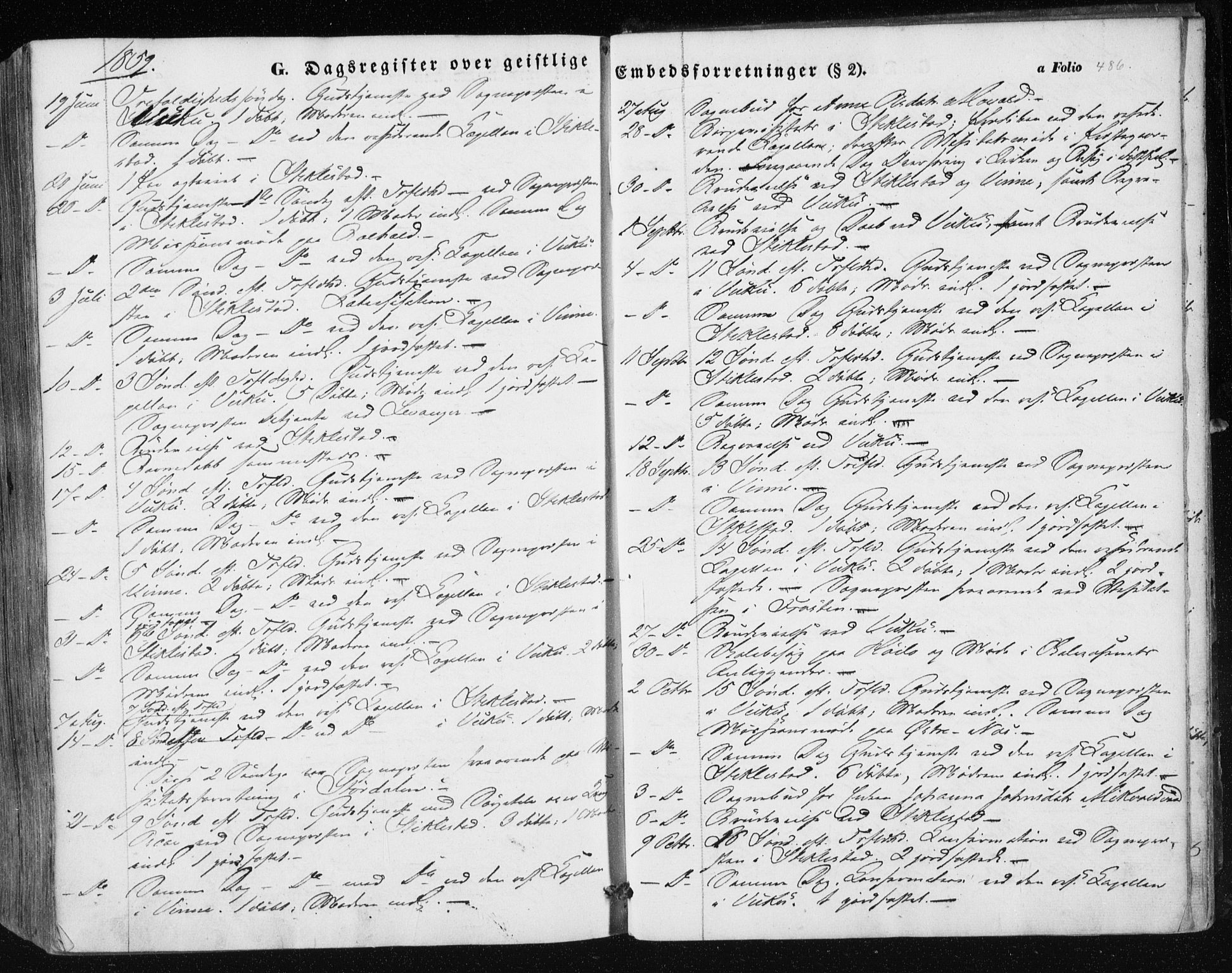 Ministerialprotokoller, klokkerbøker og fødselsregistre - Nord-Trøndelag, AV/SAT-A-1458/723/L0240: Parish register (official) no. 723A09, 1852-1860, p. 486